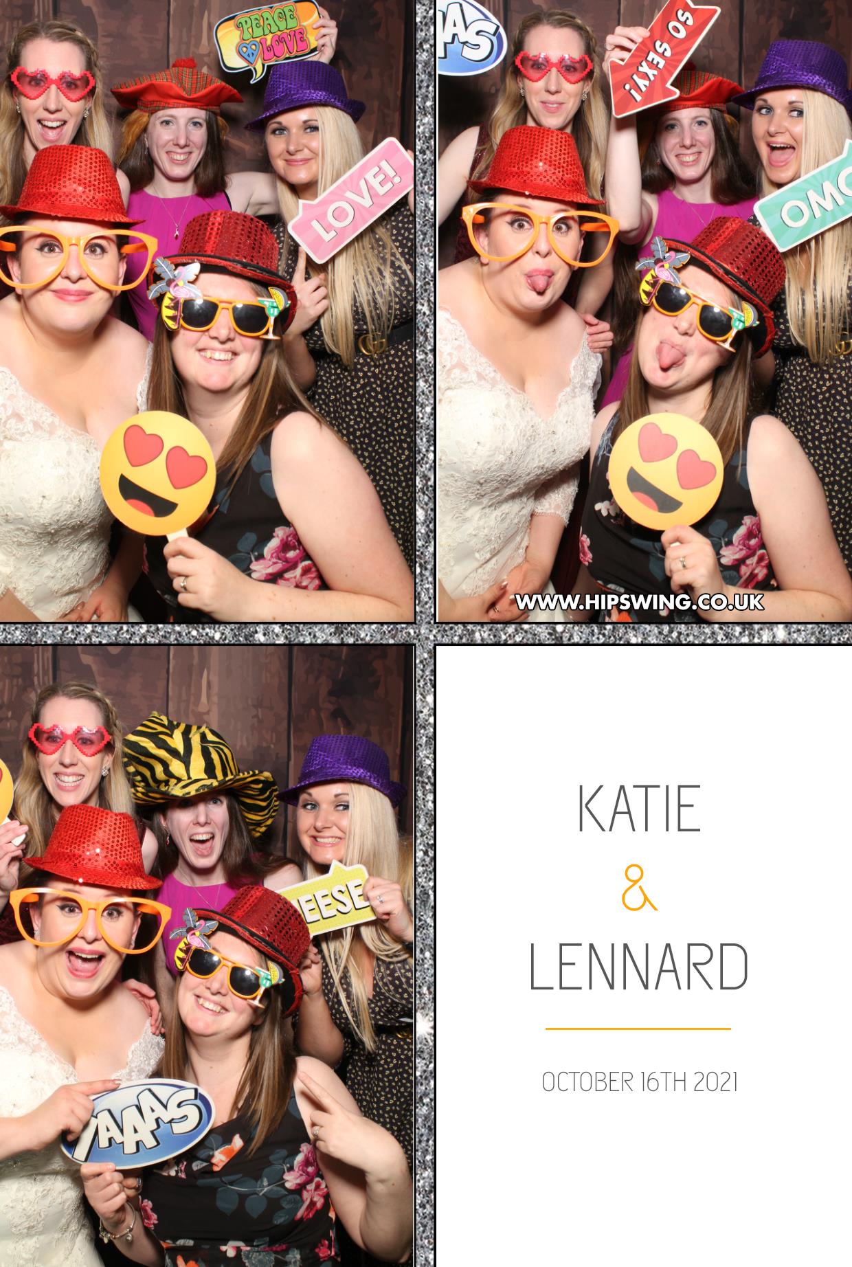 Katie and Lennard | View more photos from the event at gallery.boothtube.co.uk/u/BoothtubeLtd/Katie-and-Lennard