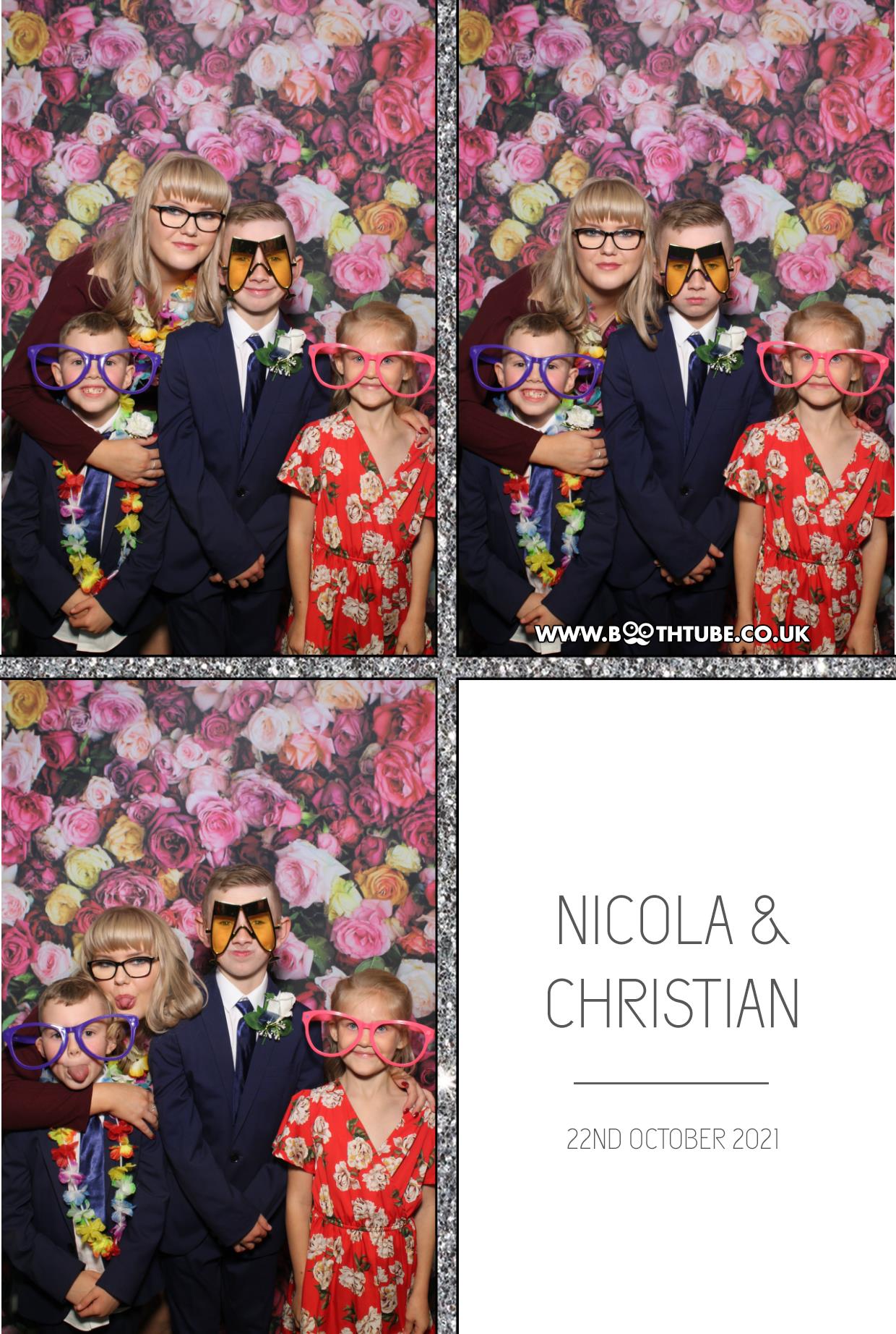 Nicola and Christian | View more photos from the event at gallery.boothtube.co.uk/u/BoothtubeLtd/Nicola-and-Christian