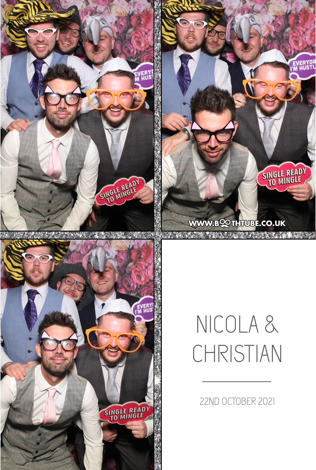 Nicola and Christian | View more photos from the event at gallery.boothtube.co.uk/u/BoothtubeLtd/Nicola-and-Christian