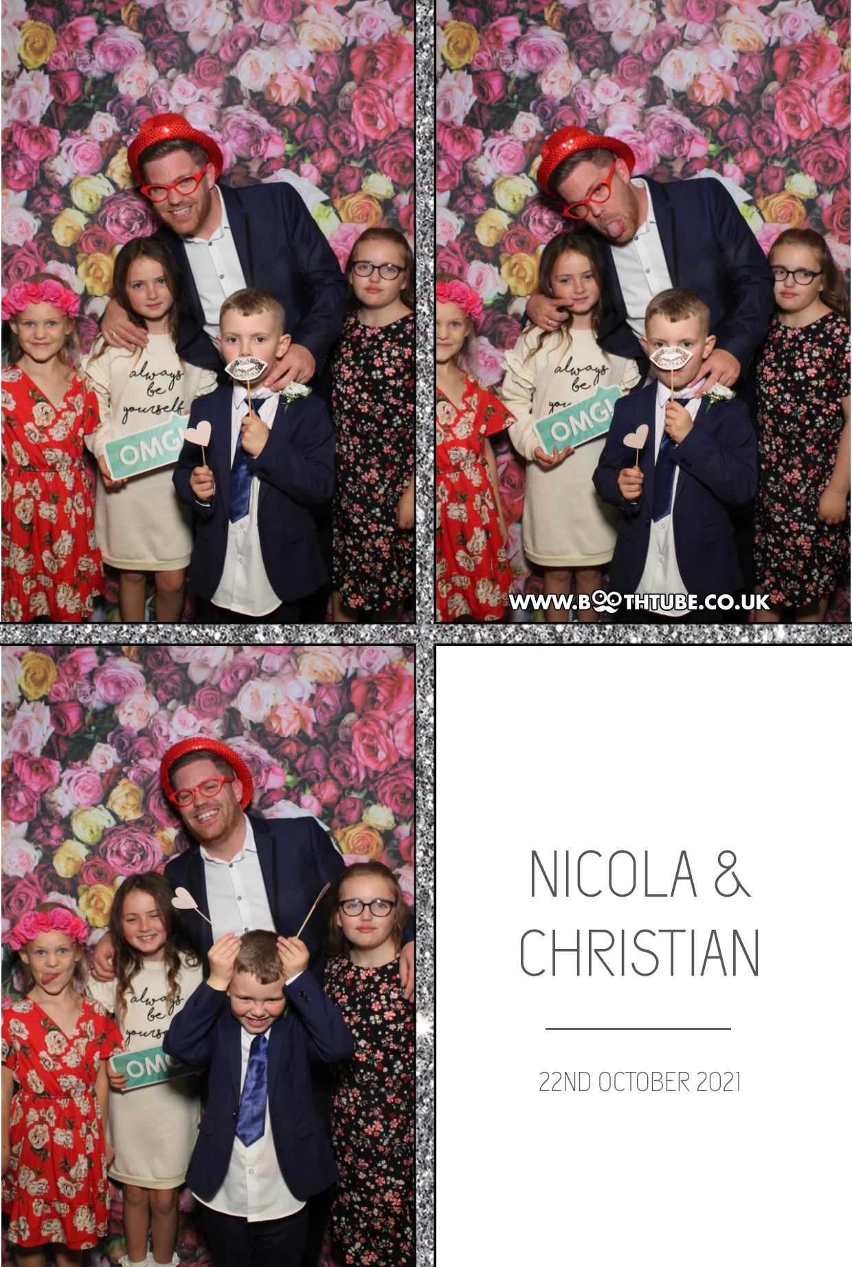 Nicola and Christian | View more photos from the event at gallery.boothtube.co.uk/u/BoothtubeLtd/Nicola-and-Christian