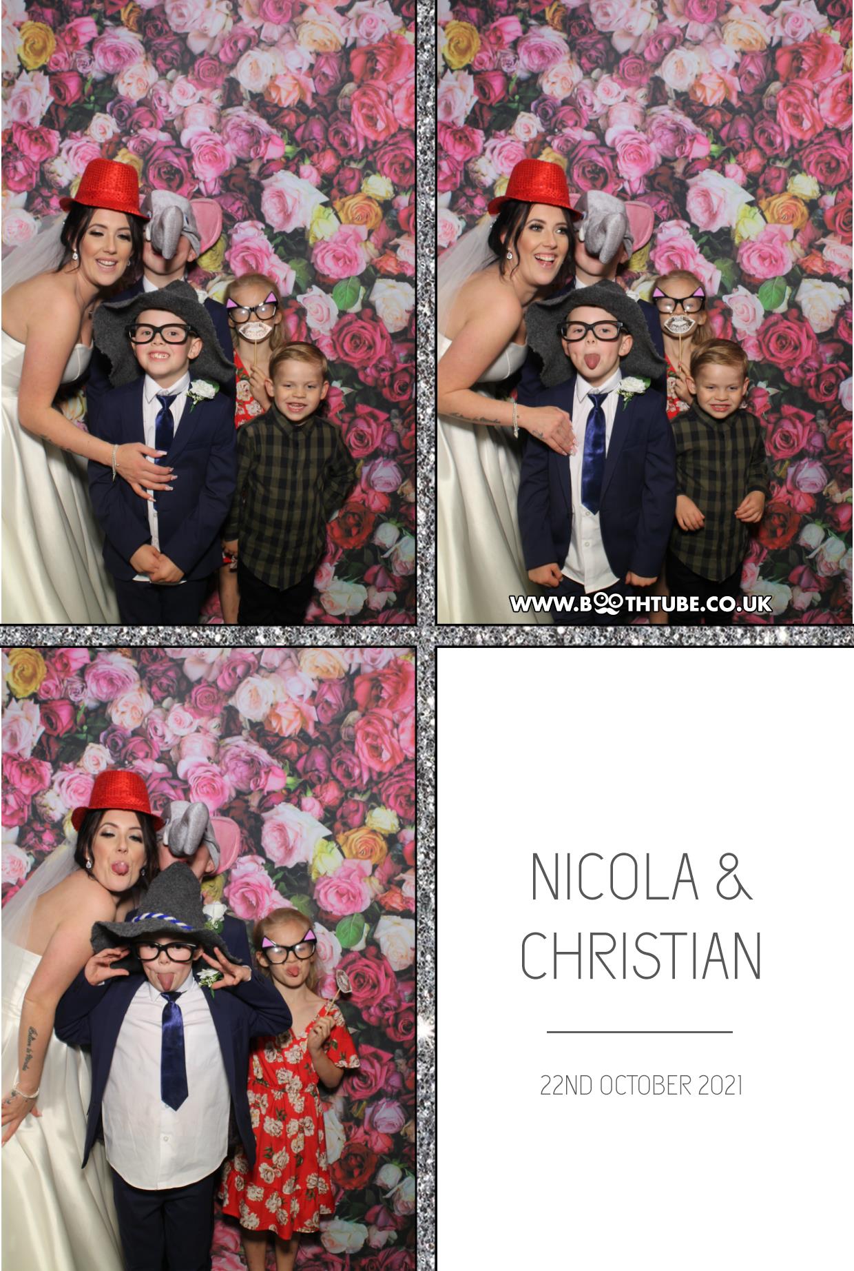 Nicola and Christian | View more photos from the event at gallery.boothtube.co.uk/u/BoothtubeLtd/Nicola-and-Christian