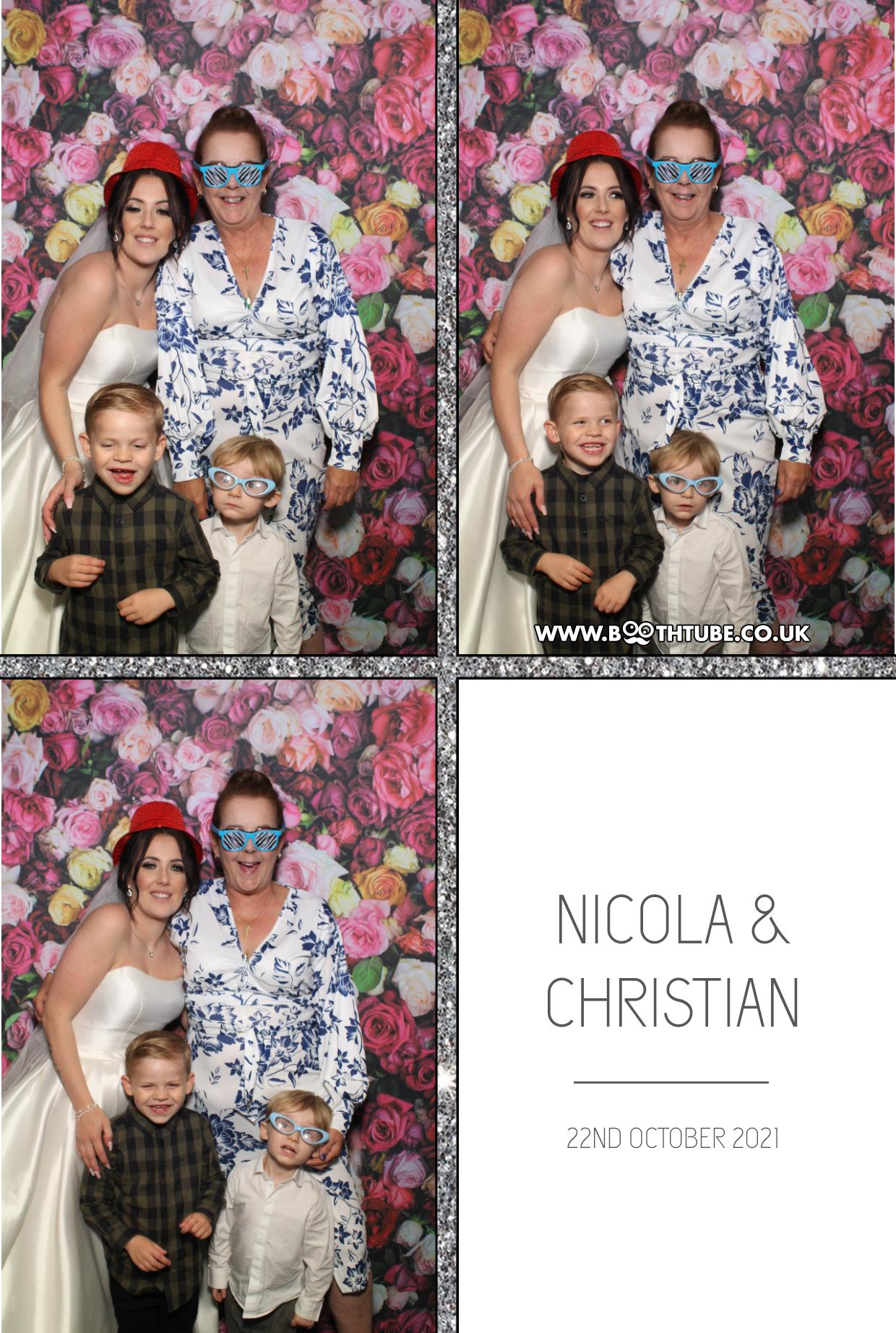 Nicola and Christian | View more photos from the event at gallery.boothtube.co.uk/u/BoothtubeLtd/Nicola-and-Christian