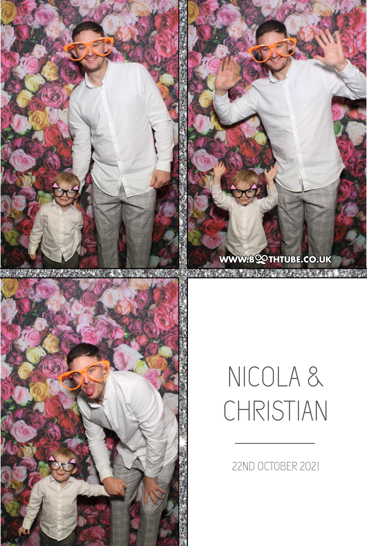 Nicola and Christian | View more photos from the event at gallery.boothtube.co.uk/u/BoothtubeLtd/Nicola-and-Christian