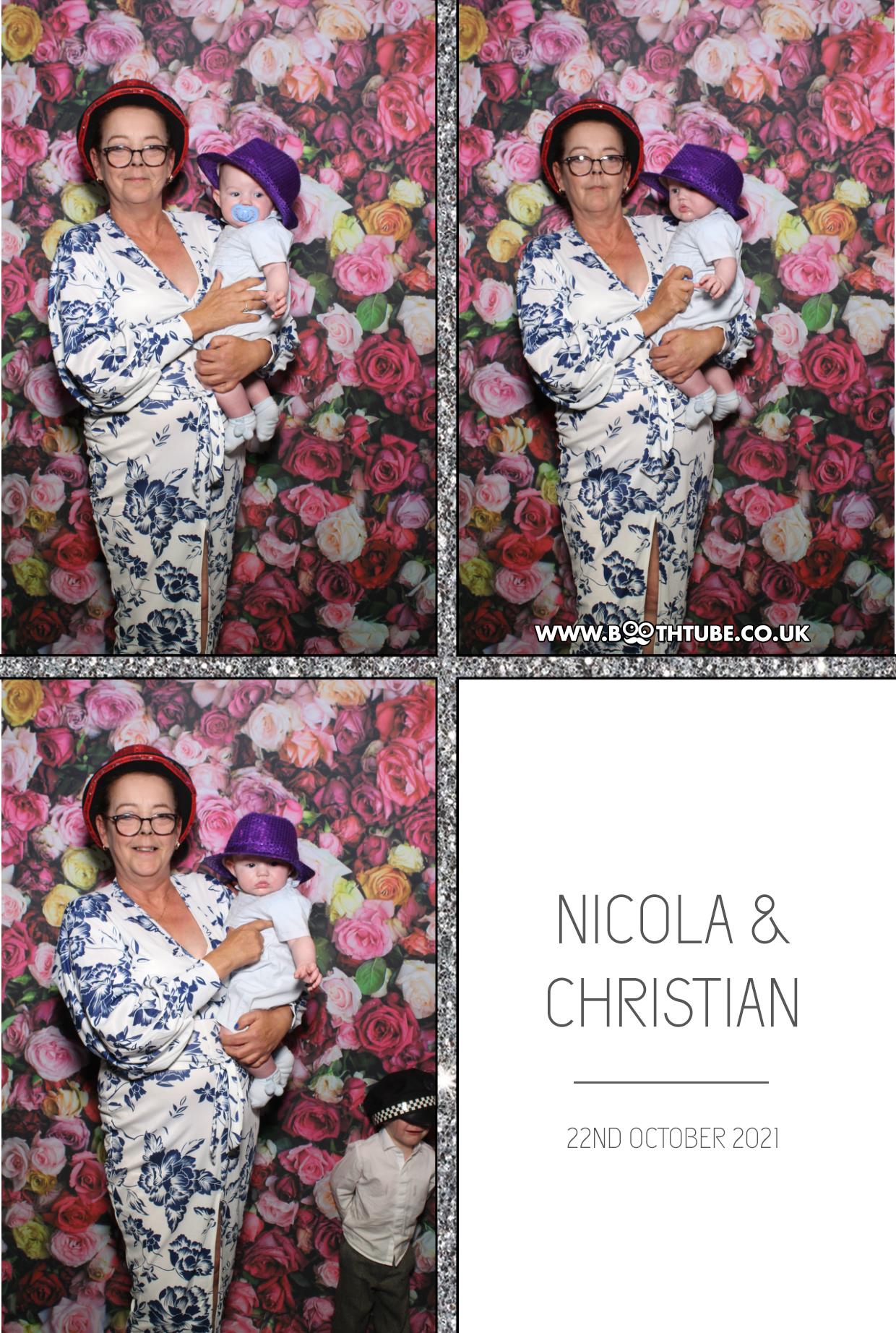 Nicola and Christian | View more photos from the event at gallery.boothtube.co.uk/u/BoothtubeLtd/Nicola-and-Christian