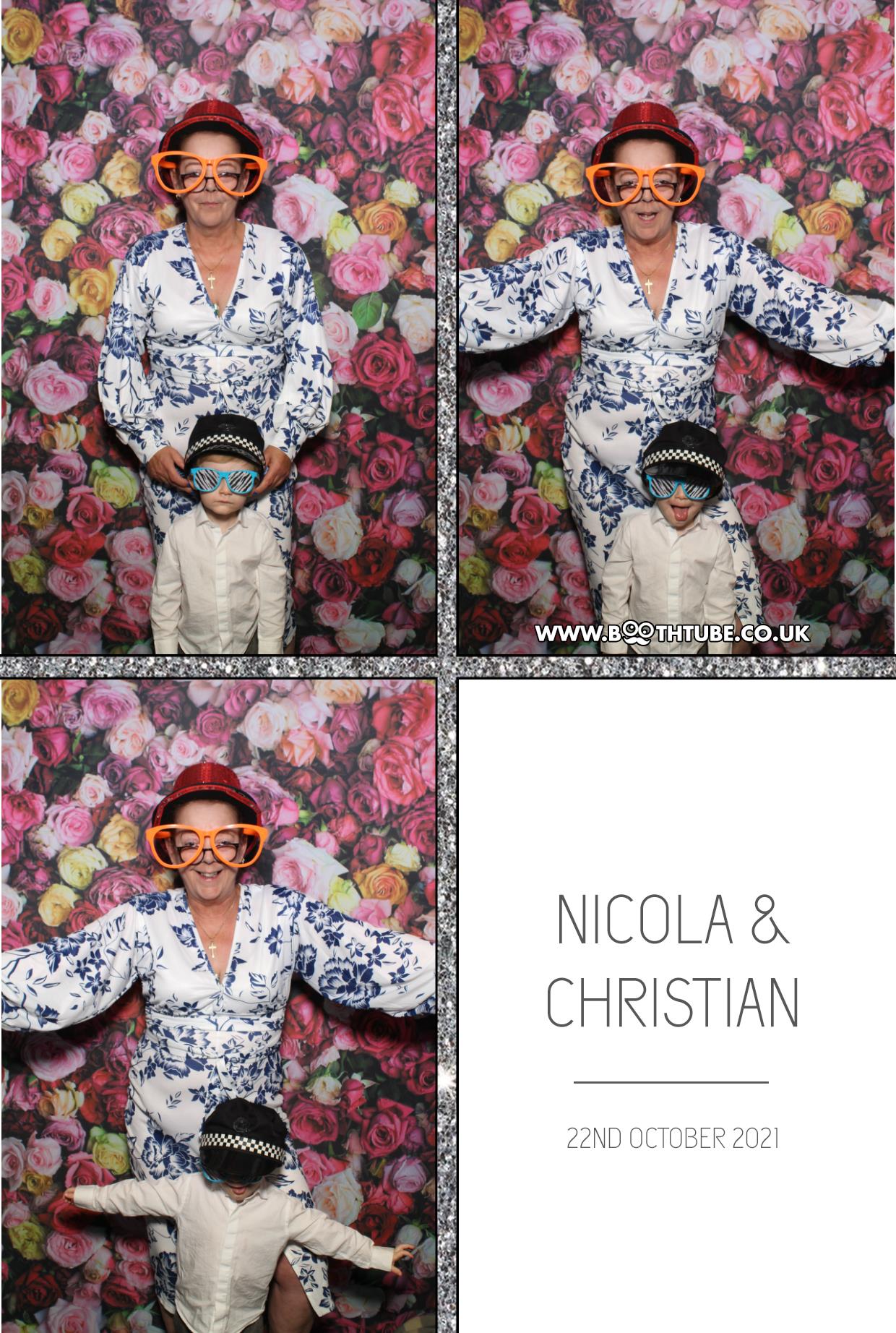 Nicola and Christian | View more photos from the event at gallery.boothtube.co.uk/u/BoothtubeLtd/Nicola-and-Christian