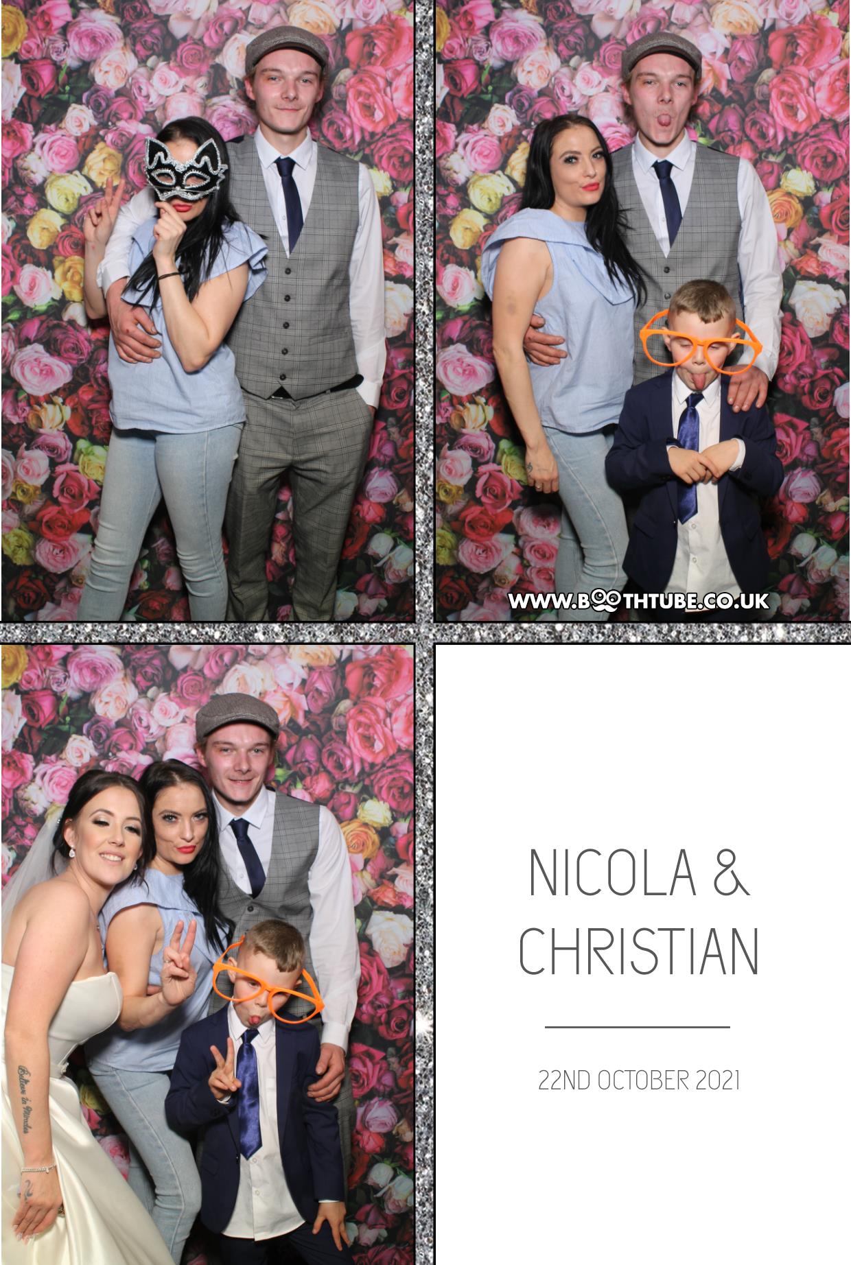 Nicola and Christian | View more photos from the event at gallery.boothtube.co.uk/u/BoothtubeLtd/Nicola-and-Christian