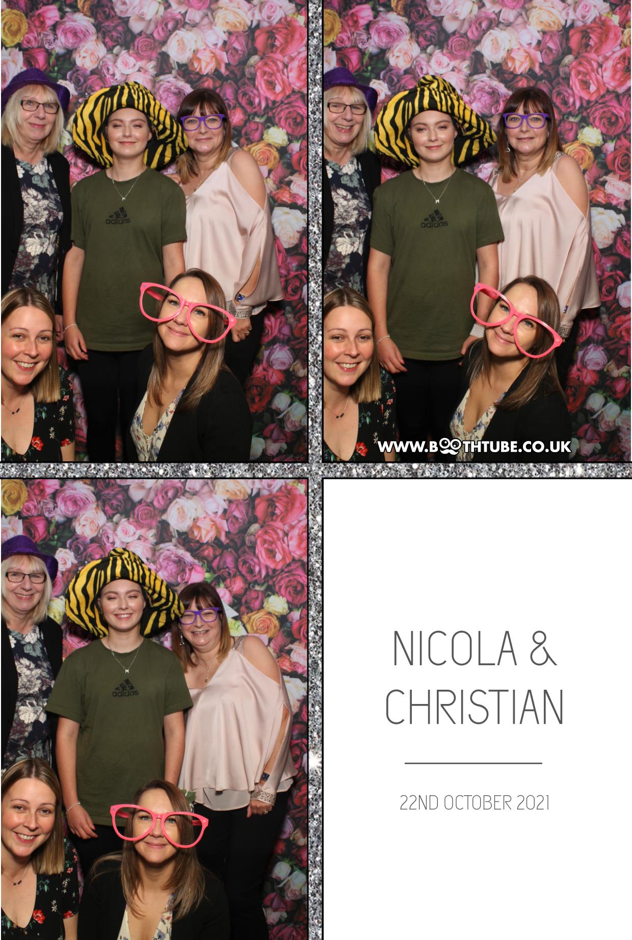 Nicola and Christian | View more photos from the event at gallery.boothtube.co.uk/u/BoothtubeLtd/Nicola-and-Christian