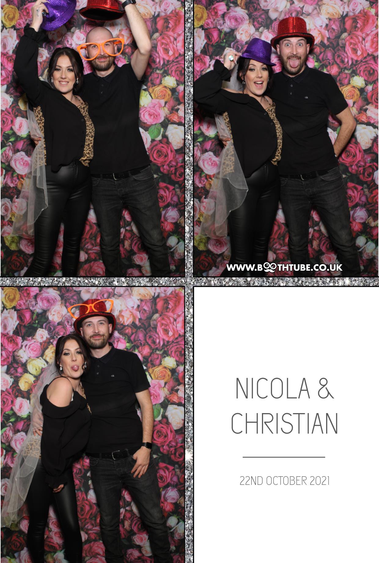 Nicola and Christian | View more photos from the event at gallery.boothtube.co.uk/u/BoothtubeLtd/Nicola-and-Christian