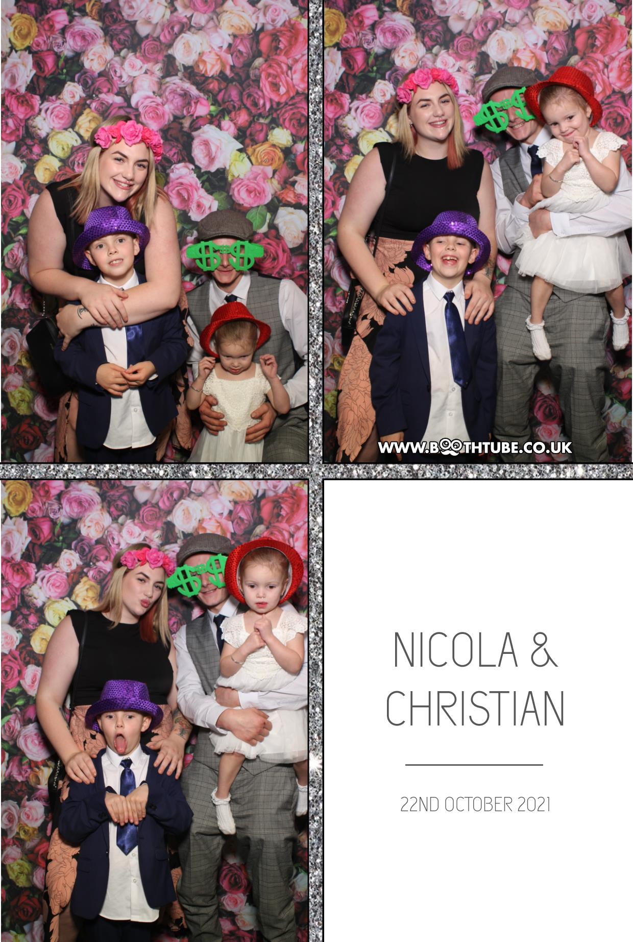 Nicola and Christian | View more photos from the event at gallery.boothtube.co.uk/u/BoothtubeLtd/Nicola-and-Christian