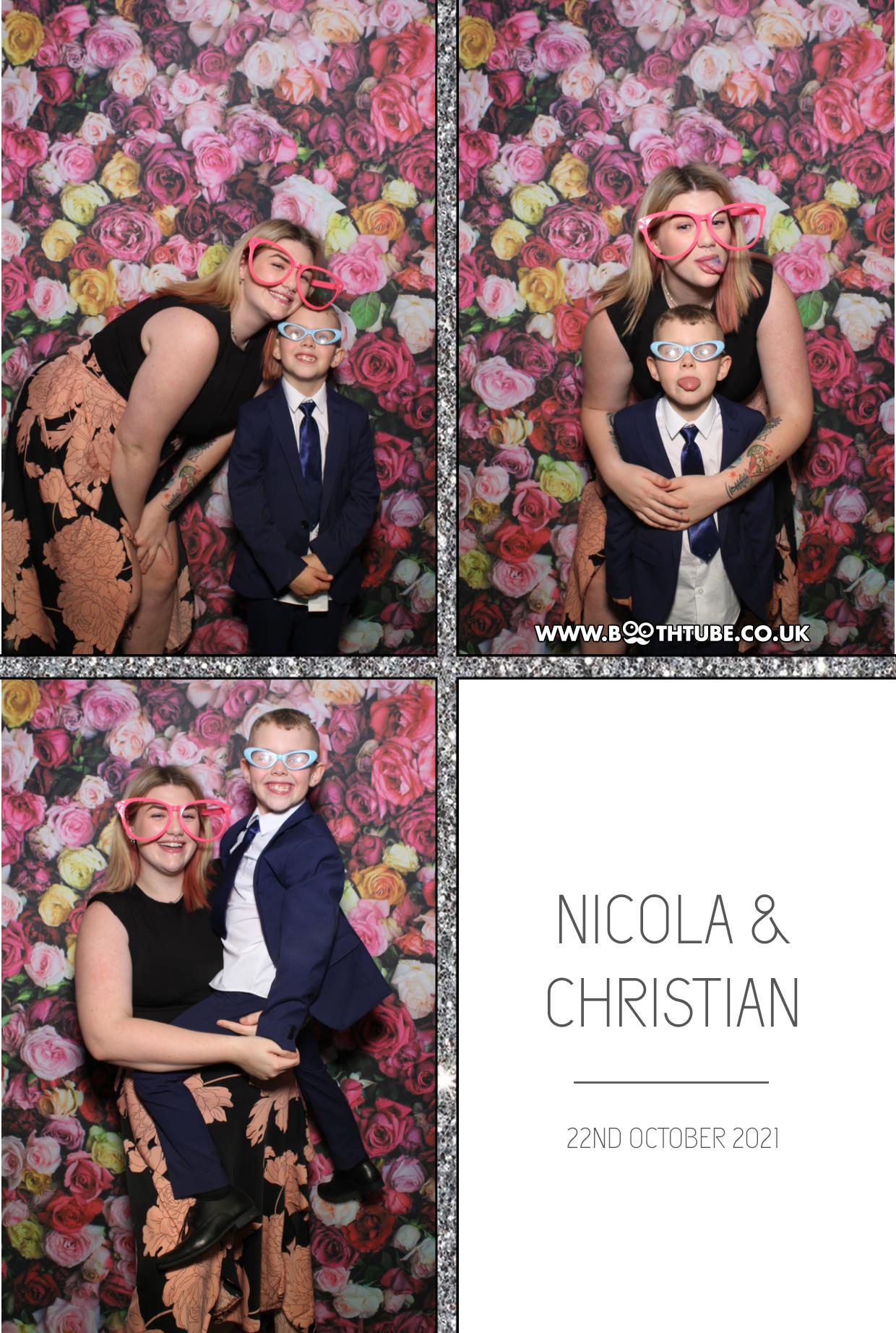 Nicola and Christian | View more photos from the event at gallery.boothtube.co.uk/u/BoothtubeLtd/Nicola-and-Christian