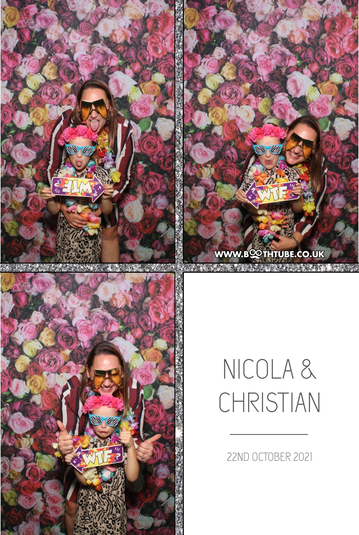 Nicola and Christian | View more photos from the event at gallery.boothtube.co.uk/u/BoothtubeLtd/Nicola-and-Christian