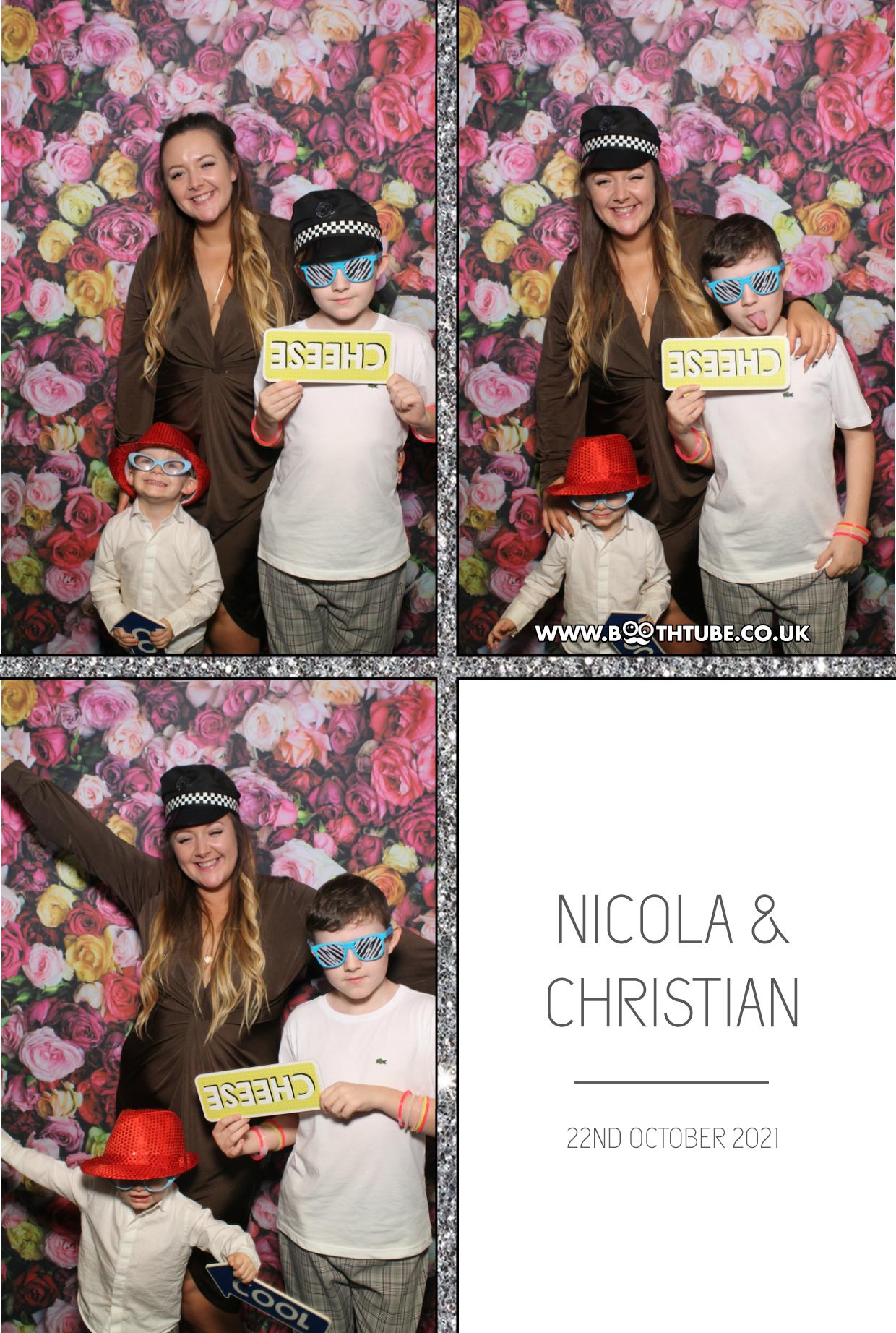 Nicola and Christian | View more photos from the event at gallery.boothtube.co.uk/u/BoothtubeLtd/Nicola-and-Christian