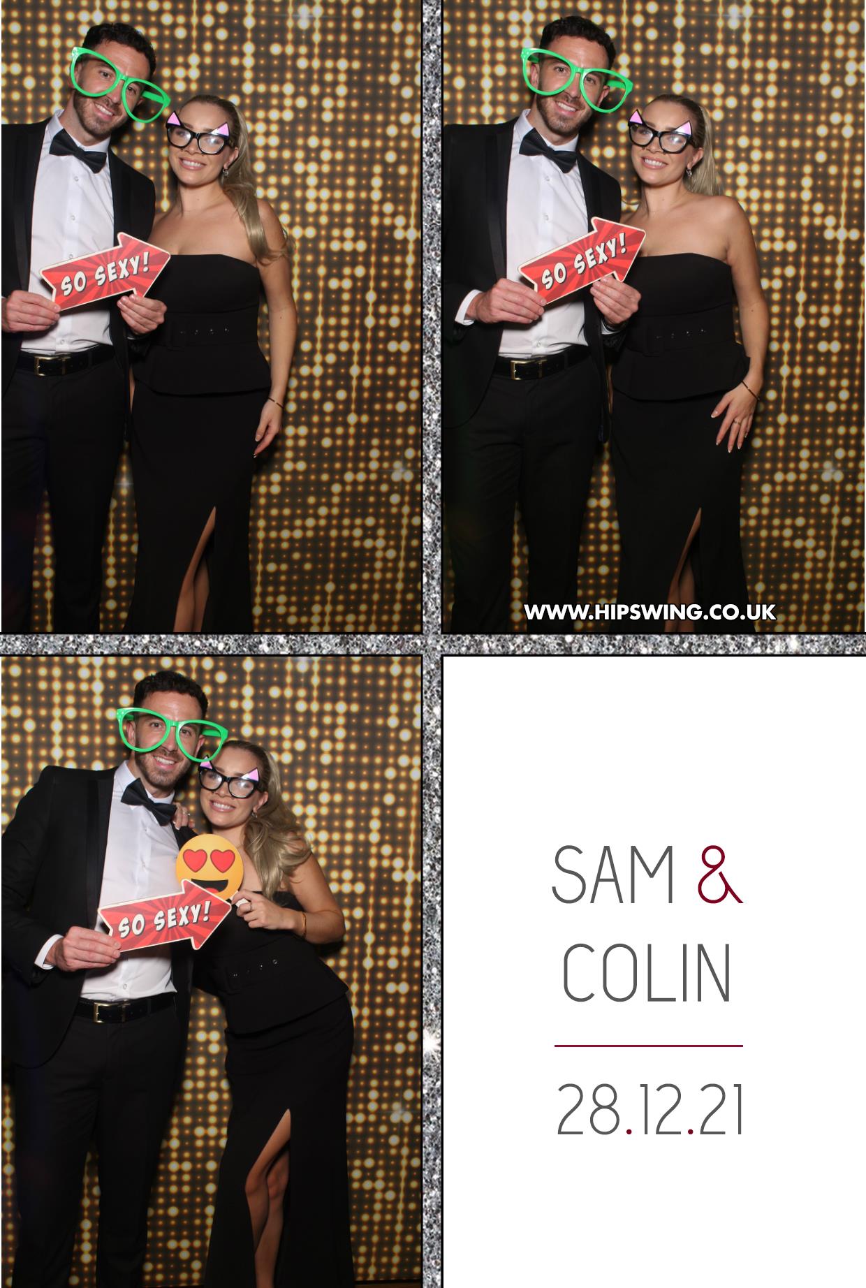 Sam and Colin | View more photos from the event at gallery.boothtube.co.uk/u/BoothtubeLtd/Sam-and-Colin