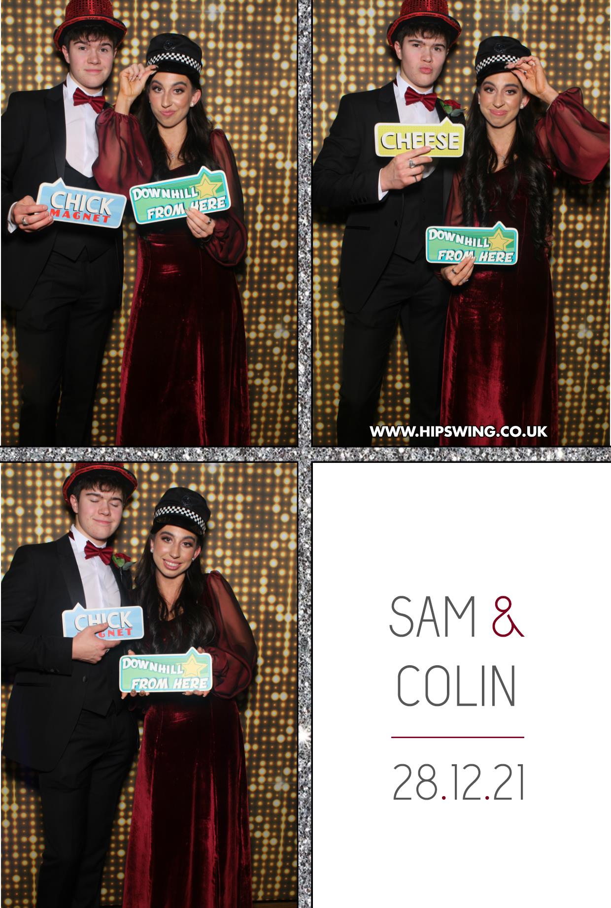 Sam and Colin | View more photos from the event at gallery.boothtube.co.uk/u/BoothtubeLtd/Sam-and-Colin