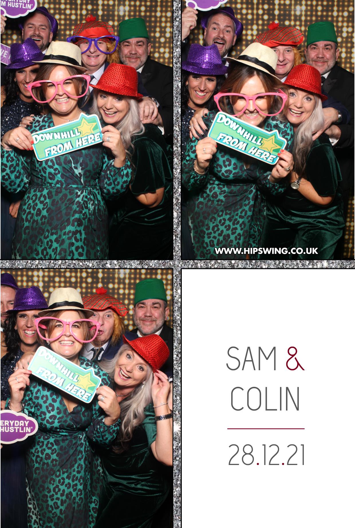Sam and Colin | View more photos from the event at gallery.boothtube.co.uk/u/BoothtubeLtd/Sam-and-Colin