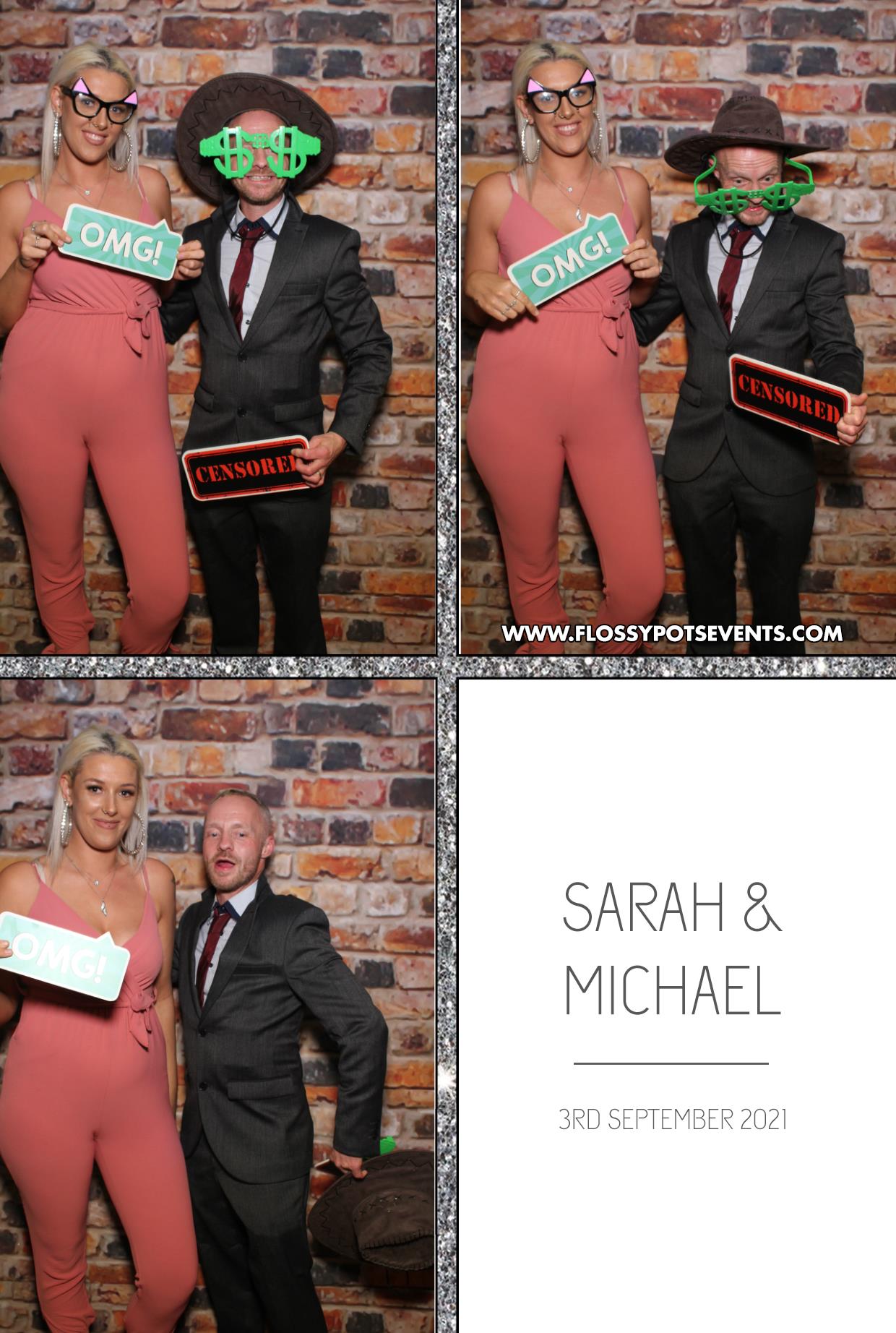 Sarah & Michael | View more photos from the event at gallery.boothtube.co.uk/u/BoothtubeLtd/Sarah-Michael