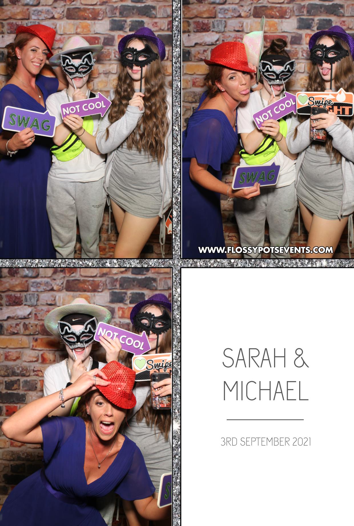 Sarah & Michael | View more photos from the event at gallery.boothtube.co.uk/u/BoothtubeLtd/Sarah-Michael