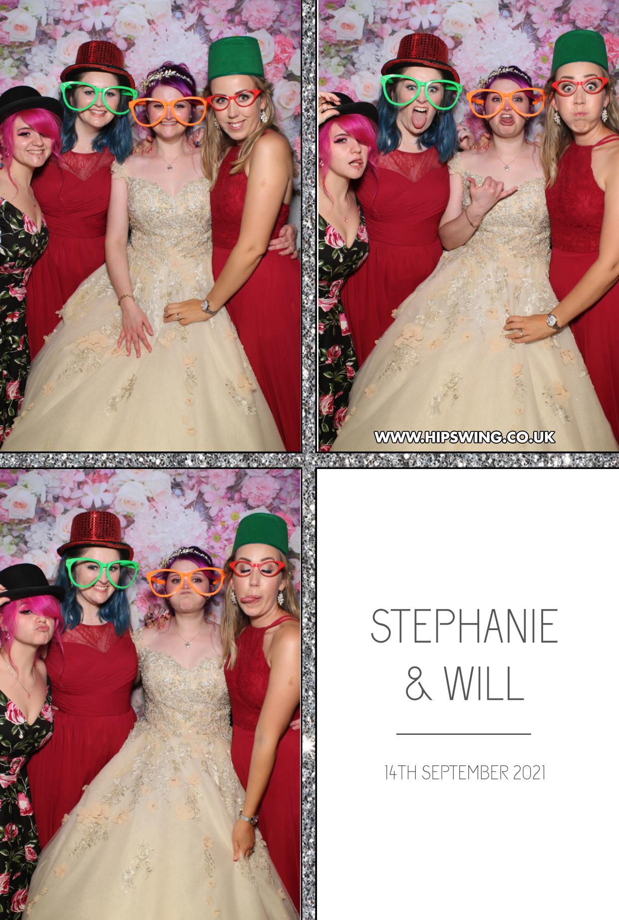 Stephanie & Will | View more photos from the event at gallery.boothtube.co.uk/u/BoothtubeLtd/Stephanie-Will