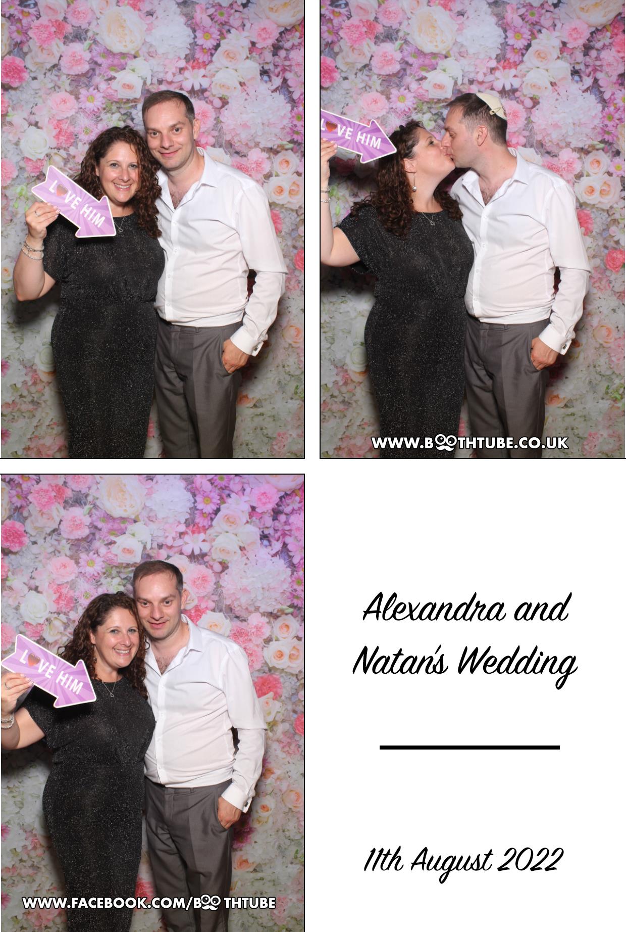 Alexandra & Natan's Wedding | View more photos from the event at gallery.boothtube.co.uk/u/BoothtubeLtd/Alexandra-Natans-Wedding
