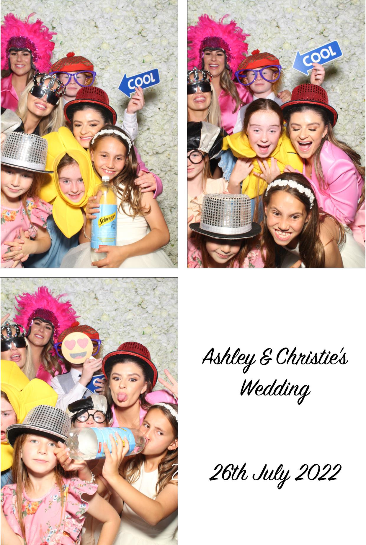 Ashley & Christie's Wedding  | View more photos from the event at gallery.boothtube.co.uk/u/BoothtubeLtd/Ashley-Christies-Wedding