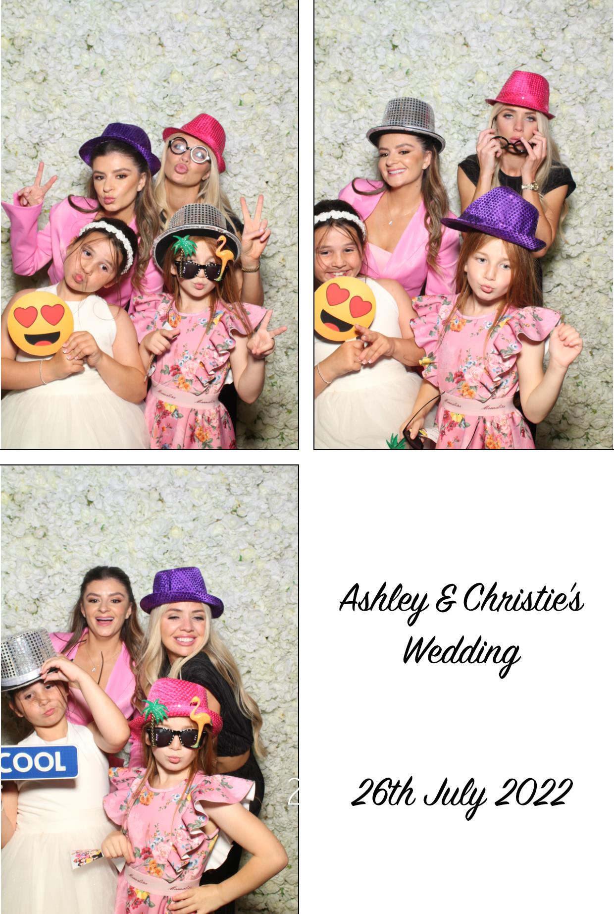 Ashley & Christie's Wedding  | View more photos from the event at gallery.boothtube.co.uk/u/BoothtubeLtd/Ashley-Christies-Wedding