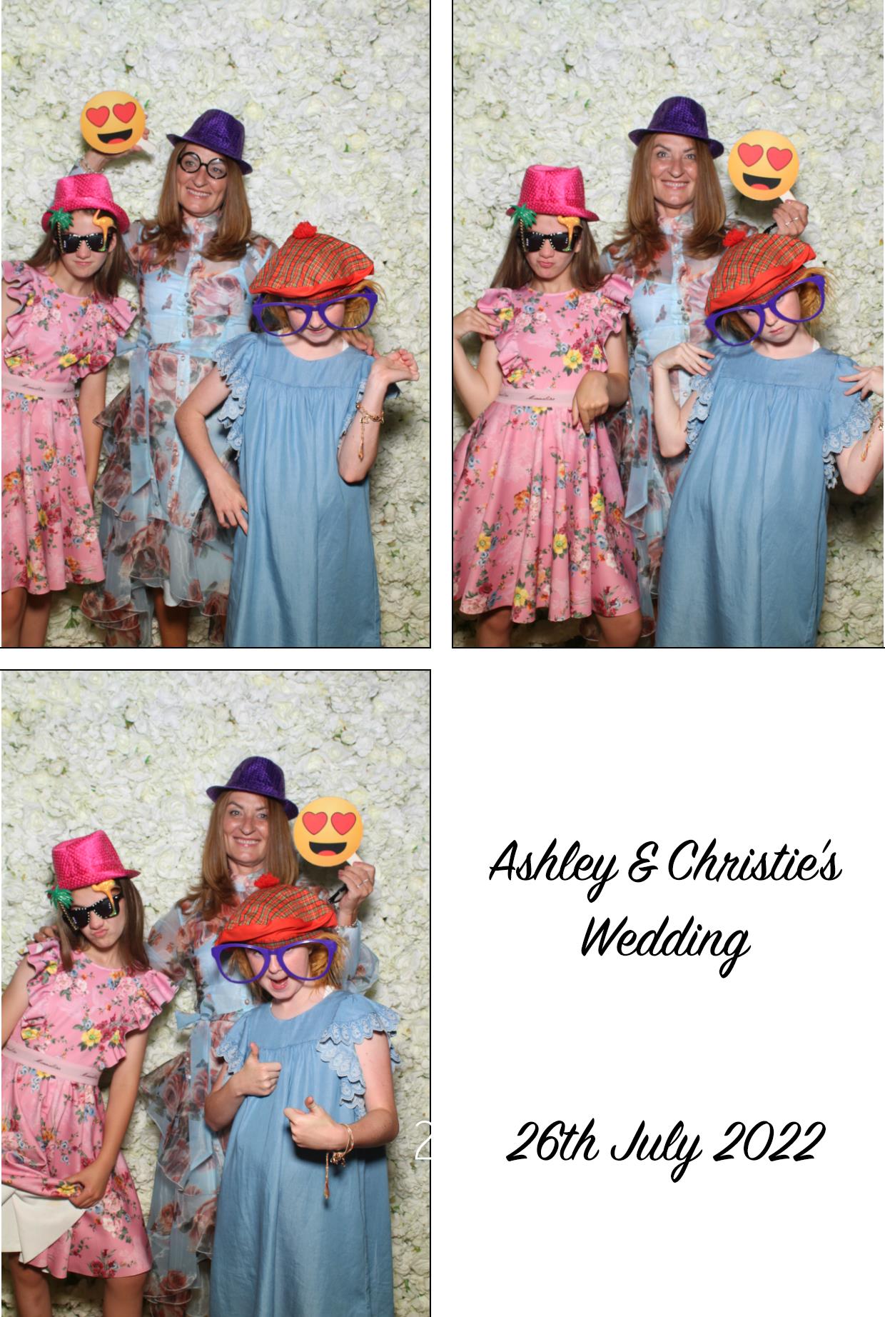 Ashley & Christie's Wedding  | View more photos from the event at gallery.boothtube.co.uk/u/BoothtubeLtd/Ashley-Christies-Wedding