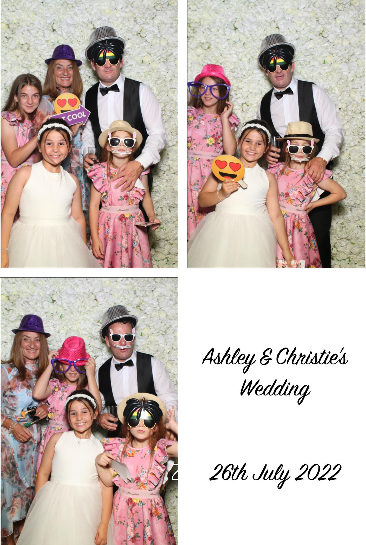 Ashley & Christie's Wedding  | View more photos from the event at gallery.boothtube.co.uk/u/BoothtubeLtd/Ashley-Christies-Wedding