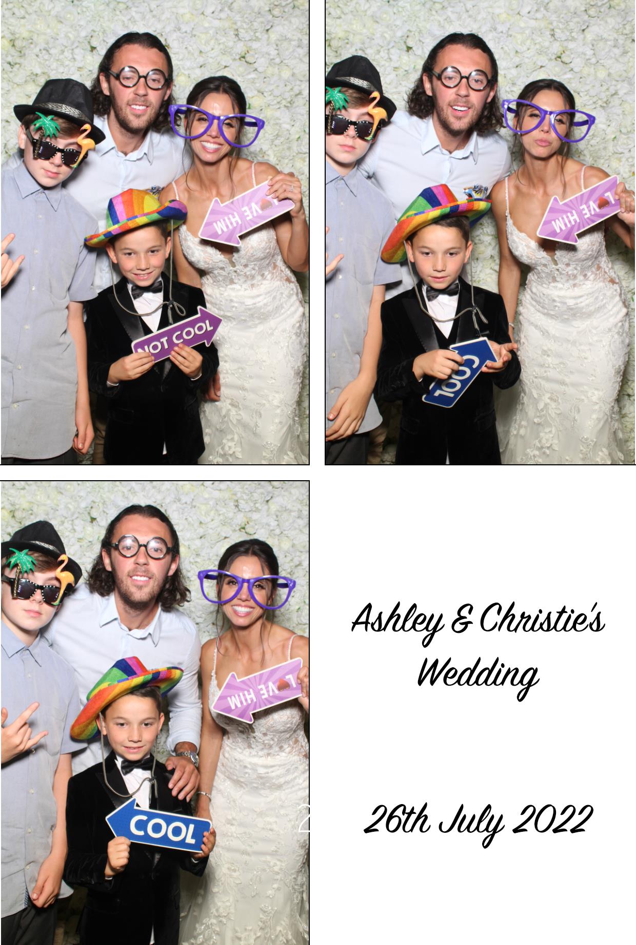 Ashley & Christie's Wedding  | View more photos from the event at gallery.boothtube.co.uk/u/BoothtubeLtd/Ashley-Christies-Wedding