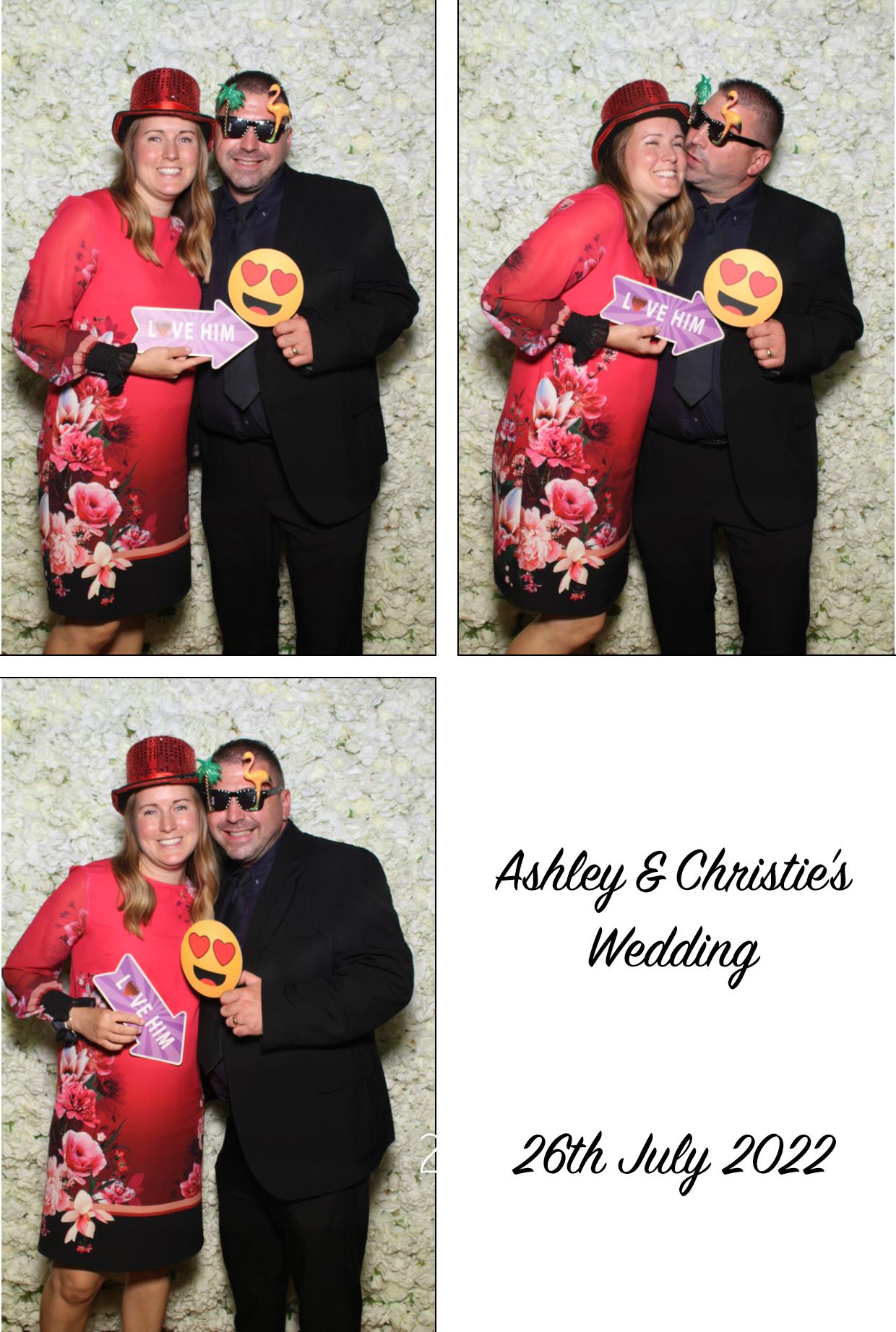 Ashley & Christie's Wedding  | View more photos from the event at gallery.boothtube.co.uk/u/BoothtubeLtd/Ashley-Christies-Wedding
