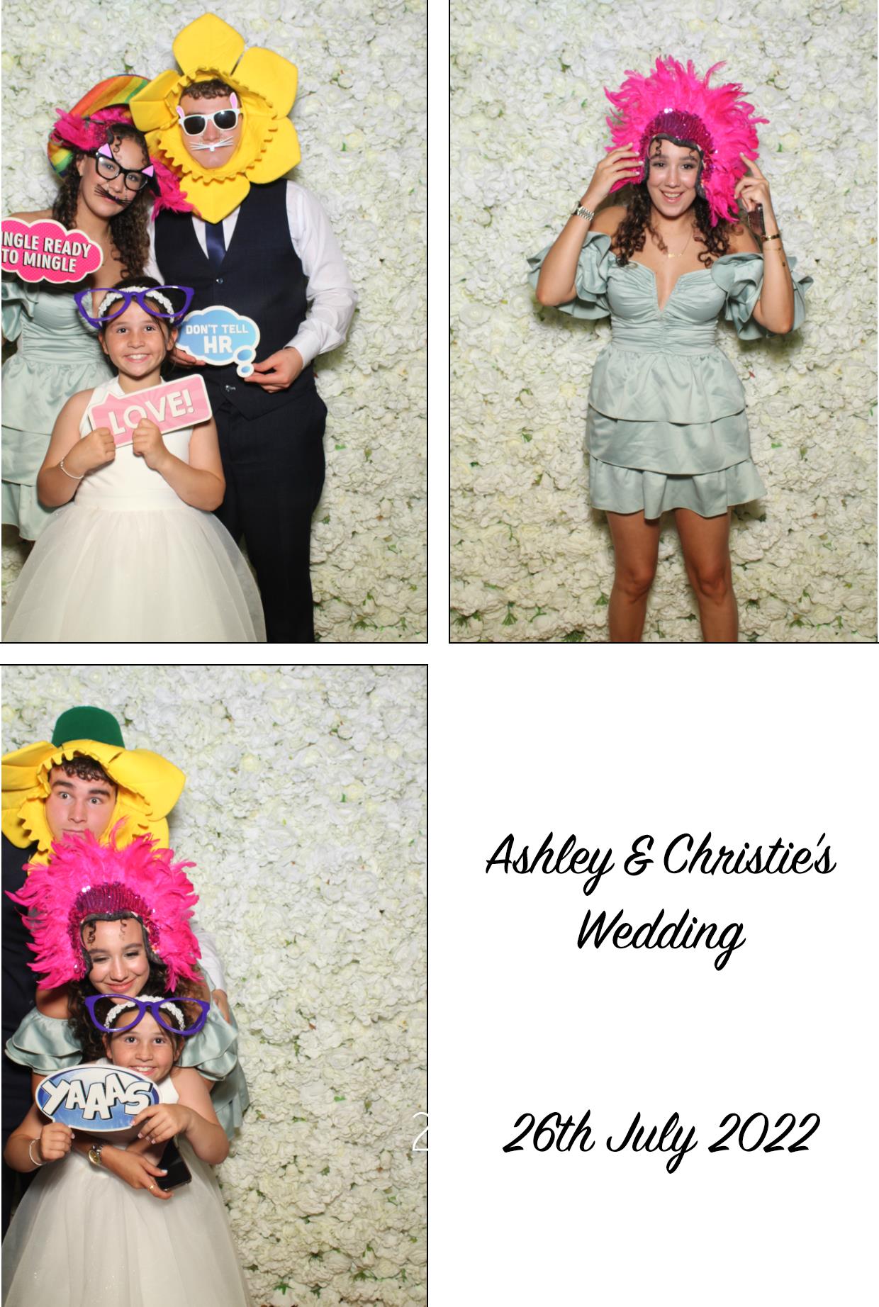 Ashley & Christie's Wedding  | View more photos from the event at gallery.boothtube.co.uk/u/BoothtubeLtd/Ashley-Christies-Wedding