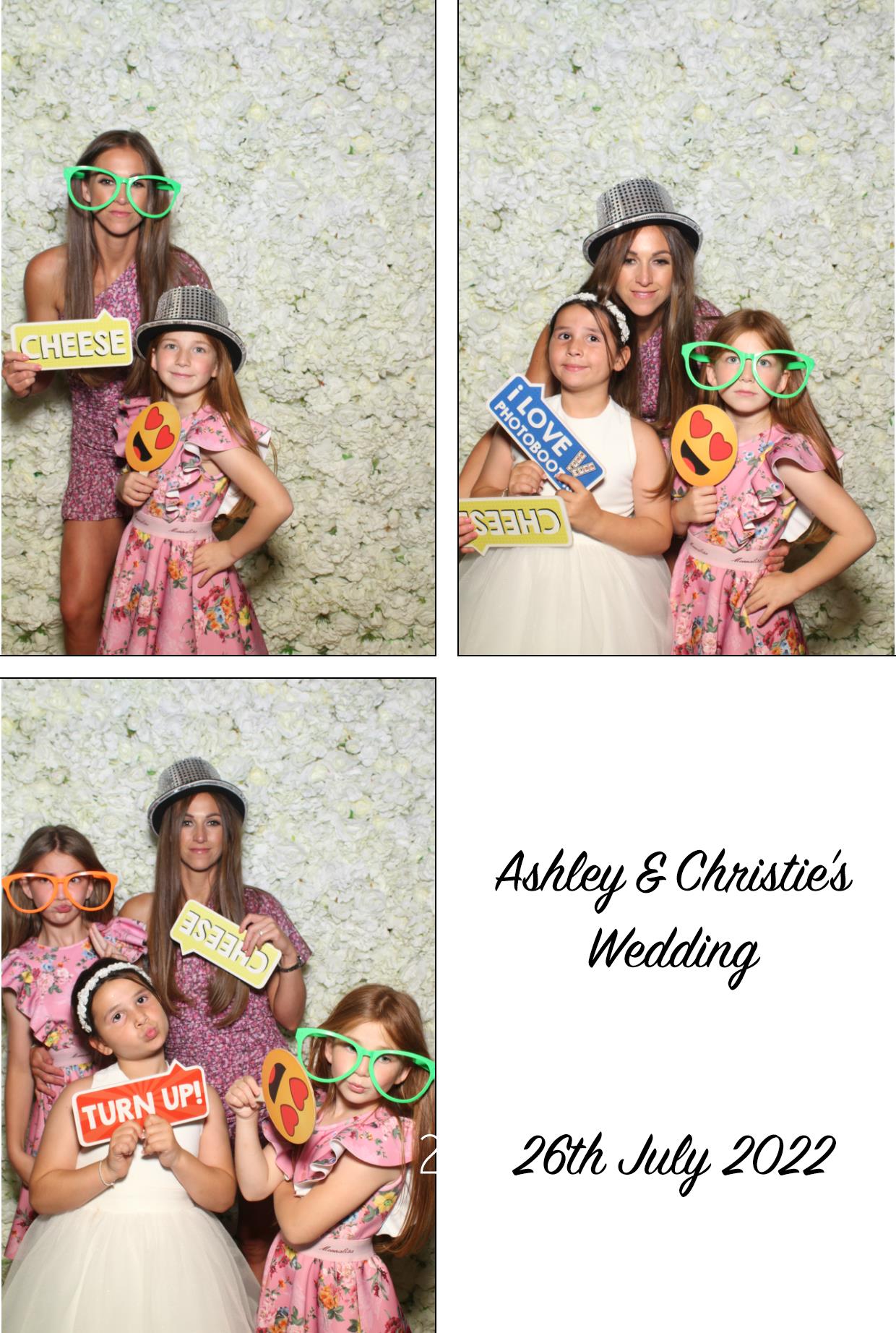 Ashley & Christie's Wedding  | View more photos from the event at gallery.boothtube.co.uk/u/BoothtubeLtd/Ashley-Christies-Wedding