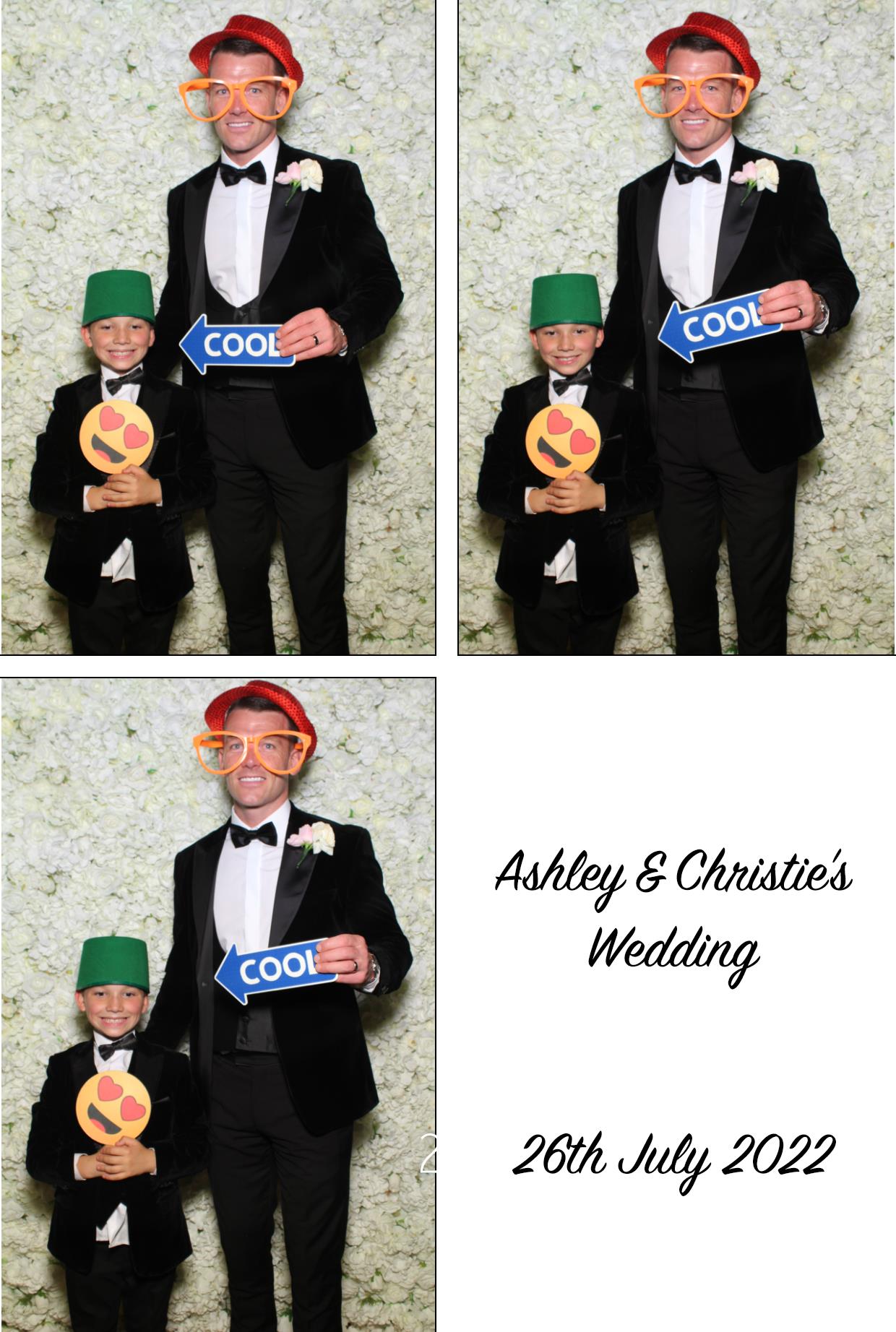 Ashley & Christie's Wedding  | View more photos from the event at gallery.boothtube.co.uk/u/BoothtubeLtd/Ashley-Christies-Wedding