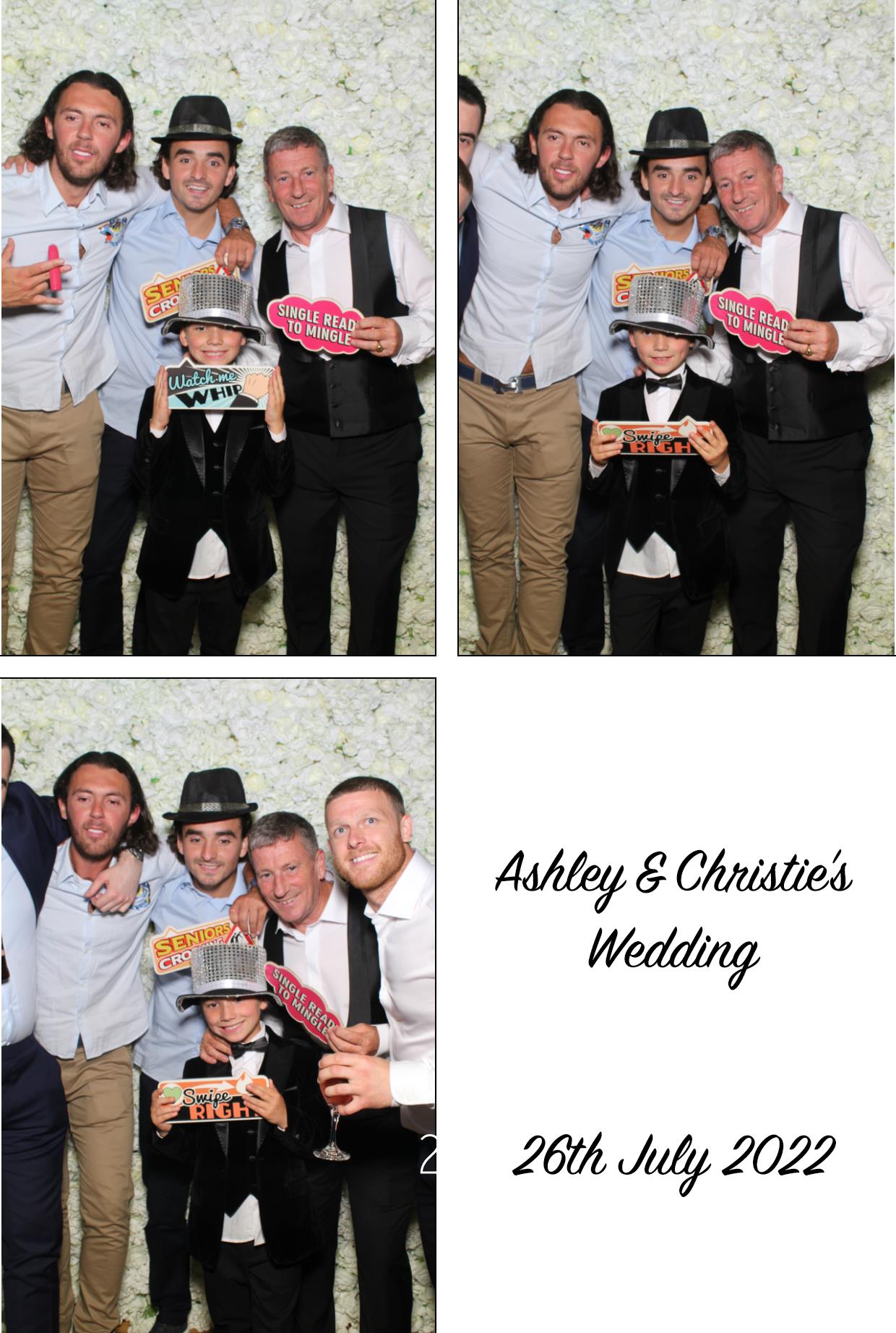 Ashley & Christie's Wedding  | View more photos from the event at gallery.boothtube.co.uk/u/BoothtubeLtd/Ashley-Christies-Wedding