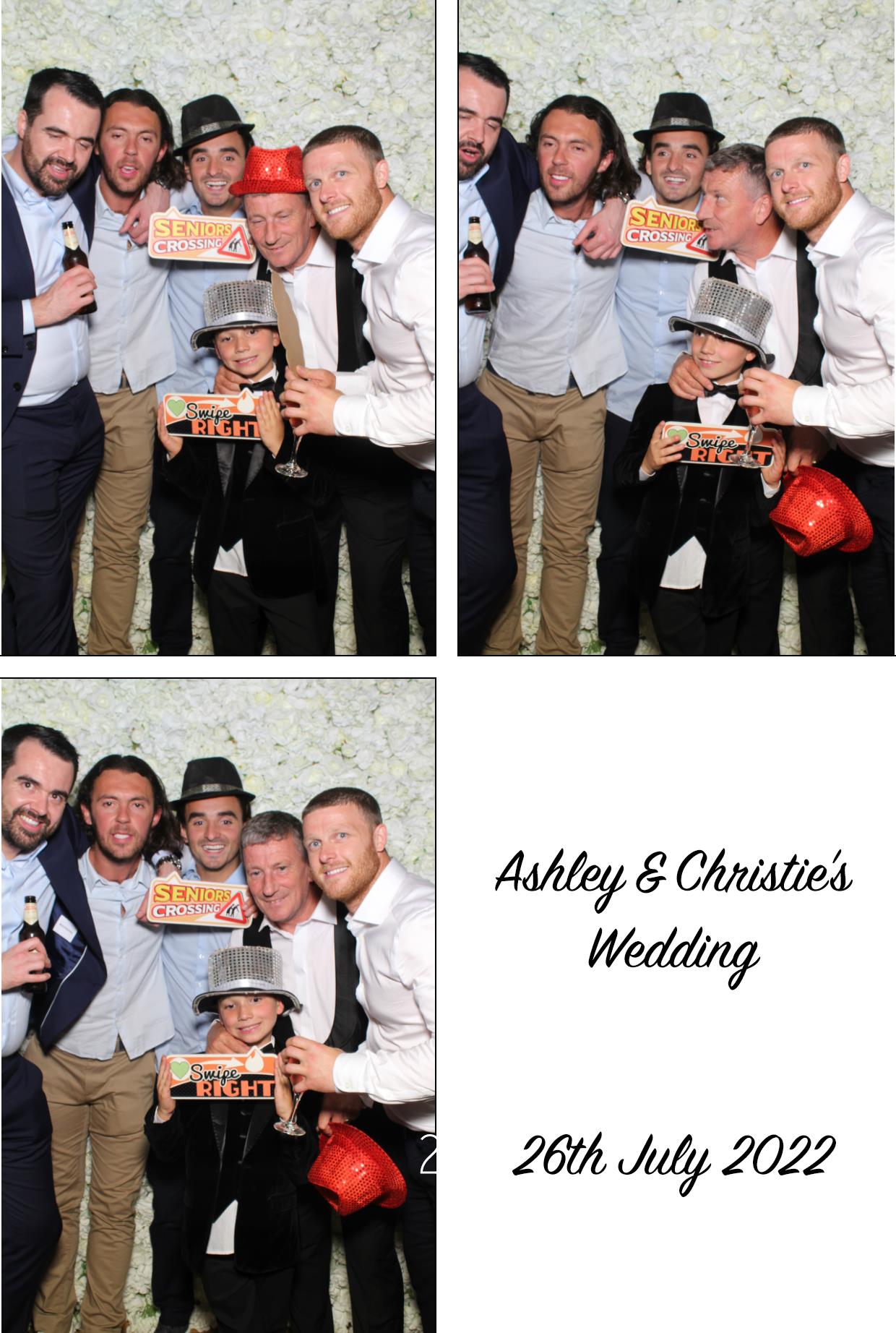 Ashley & Christie's Wedding  | View more photos from the event at gallery.boothtube.co.uk/u/BoothtubeLtd/Ashley-Christies-Wedding