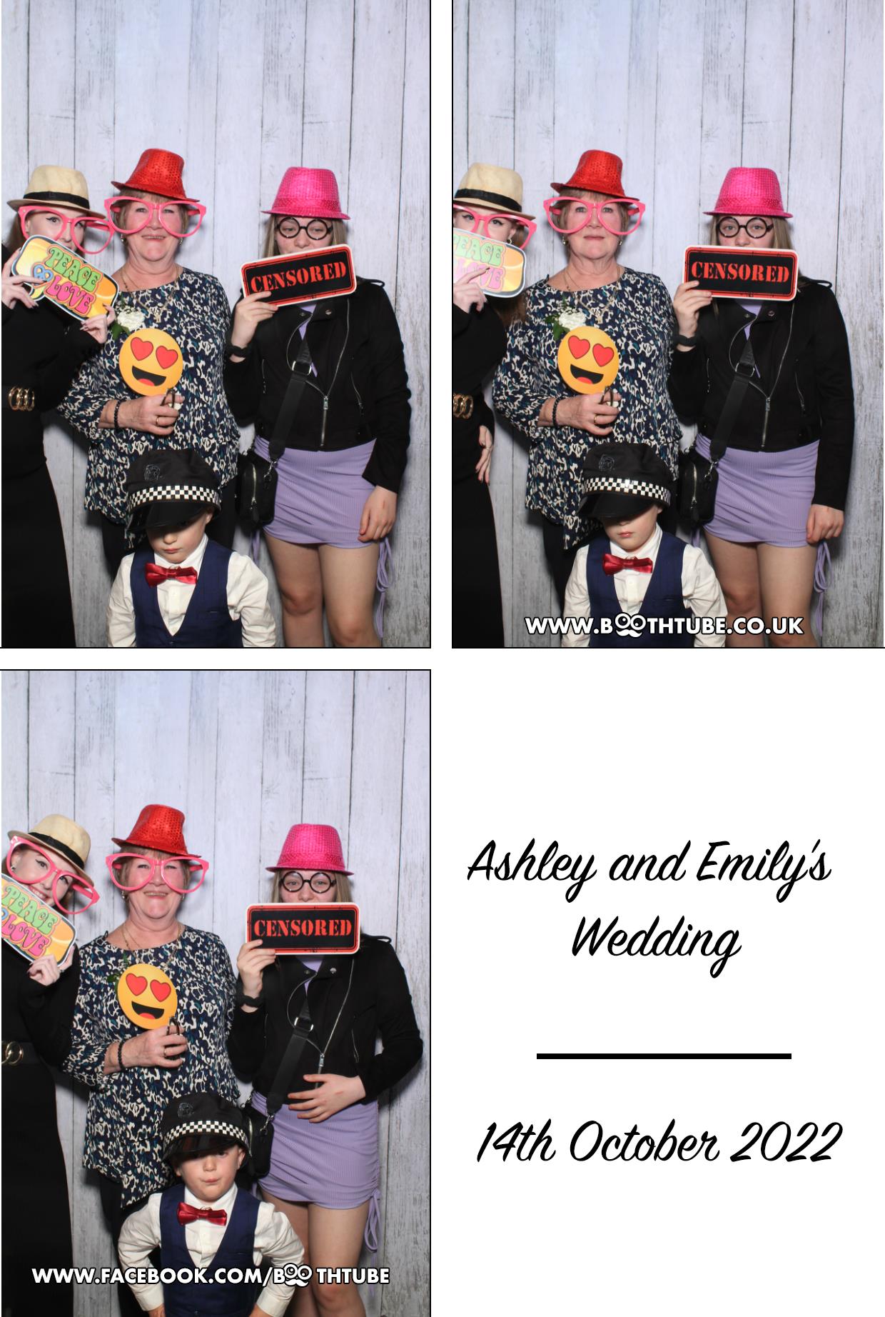 Ashley & Emily's Wedding | View more photos from the event at gallery.boothtube.co.uk/u/BoothtubeLtd/Ashley-Emilys-Wedding