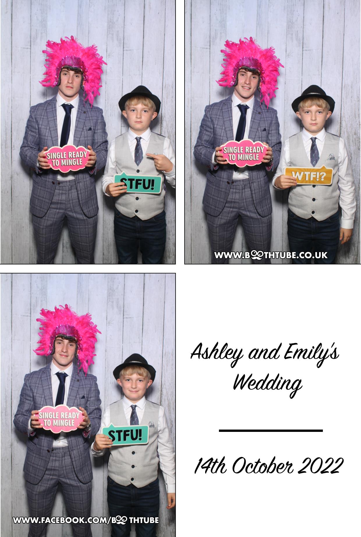 Ashley & Emily's Wedding | View more photos from the event at gallery.boothtube.co.uk/u/BoothtubeLtd/Ashley-Emilys-Wedding