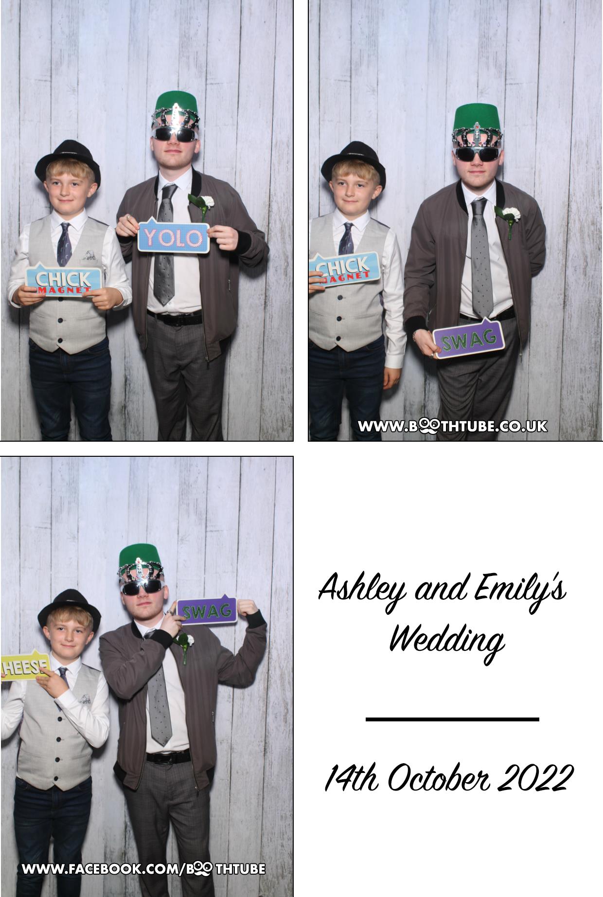 Ashley & Emily's Wedding | View more photos from the event at gallery.boothtube.co.uk/u/BoothtubeLtd/Ashley-Emilys-Wedding