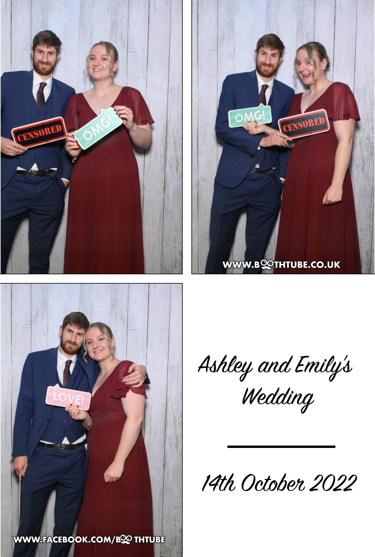 Ashley & Emily's Wedding | View more photos from the event at gallery.boothtube.co.uk/u/BoothtubeLtd/Ashley-Emilys-Wedding