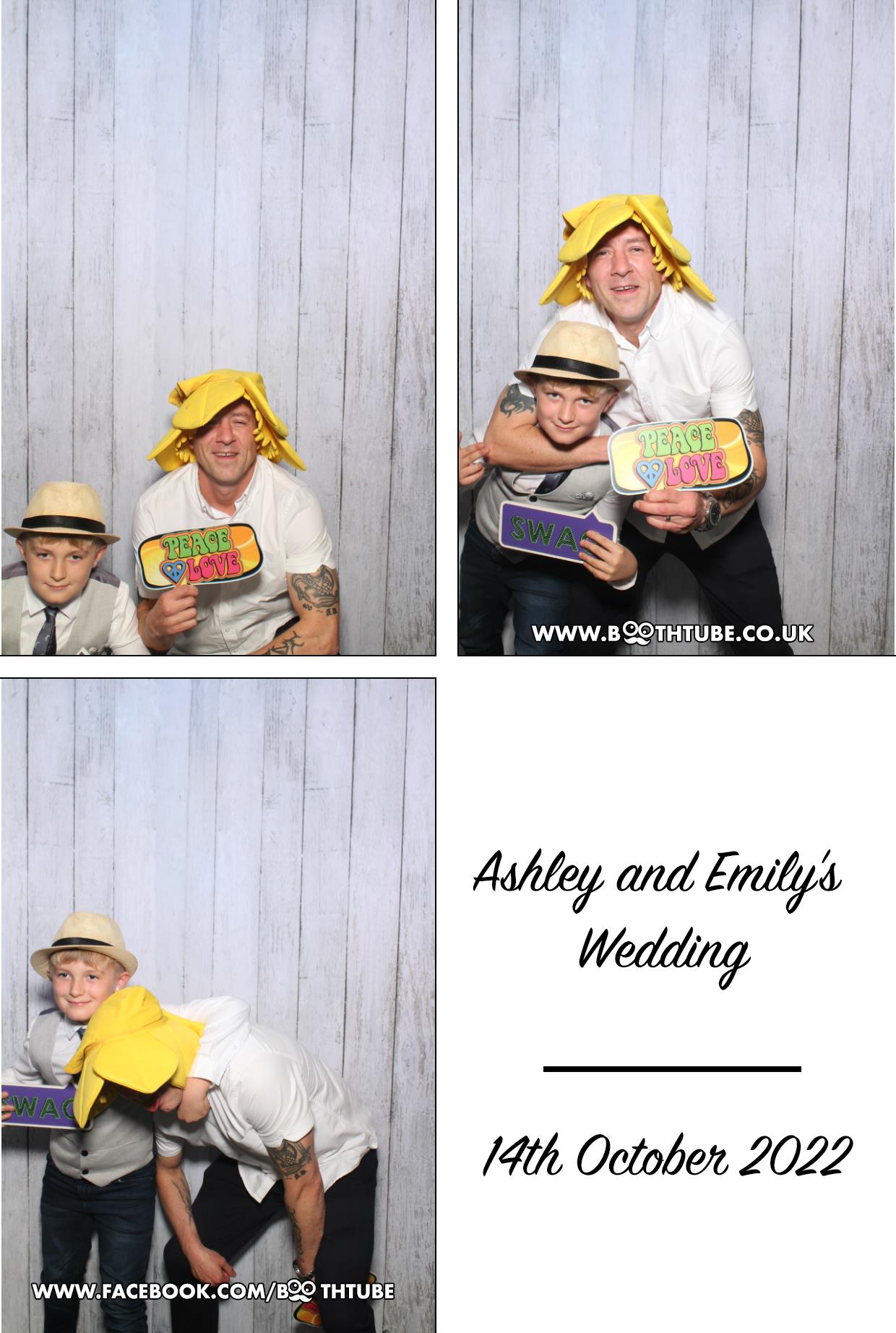 Ashley & Emily's Wedding | View more photos from the event at gallery.boothtube.co.uk/u/BoothtubeLtd/Ashley-Emilys-Wedding