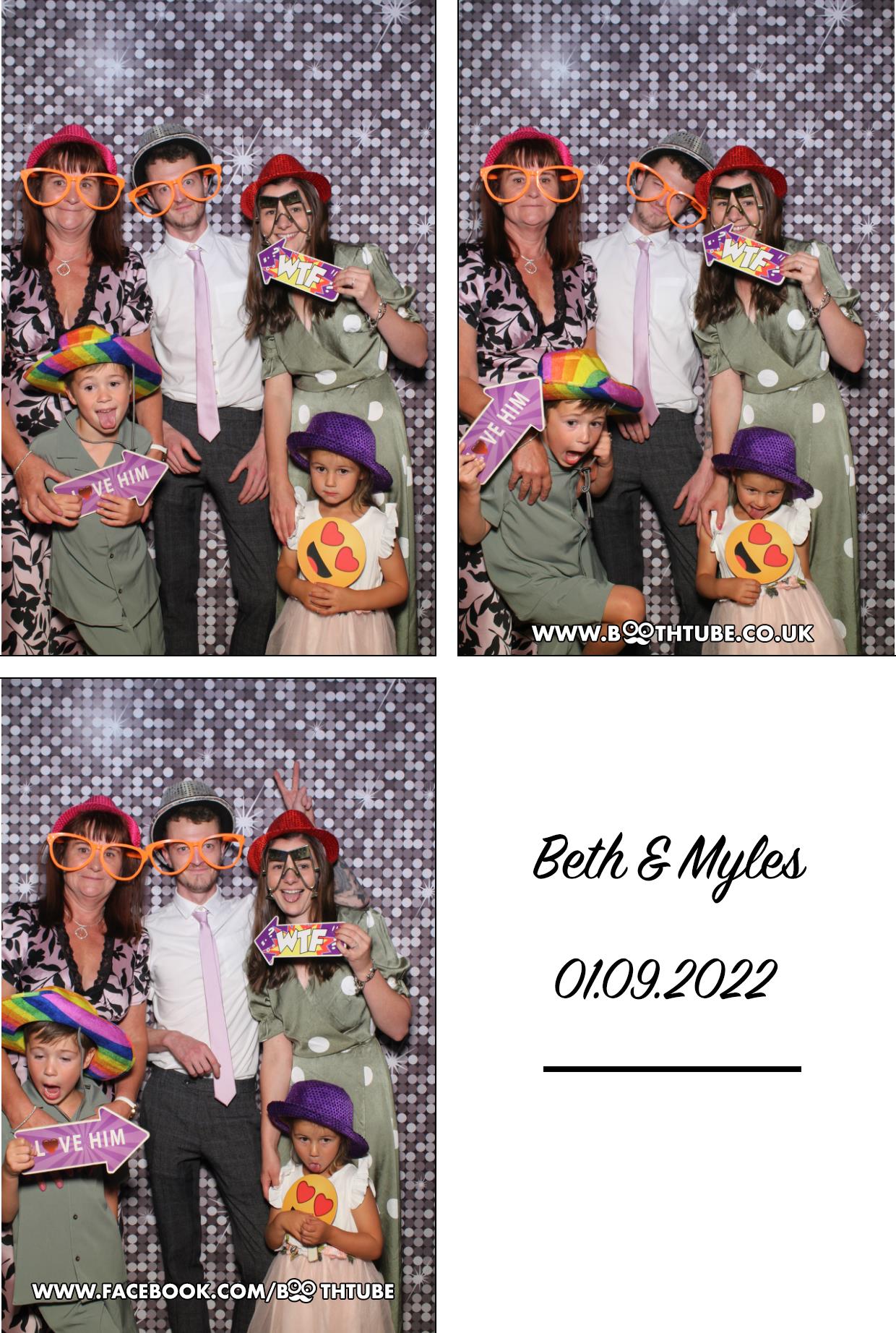 Beth & Myles's Wedding | View more photos from the event at gallery.boothtube.co.uk/u/BoothtubeLtd/Beth-Myless-Wedding