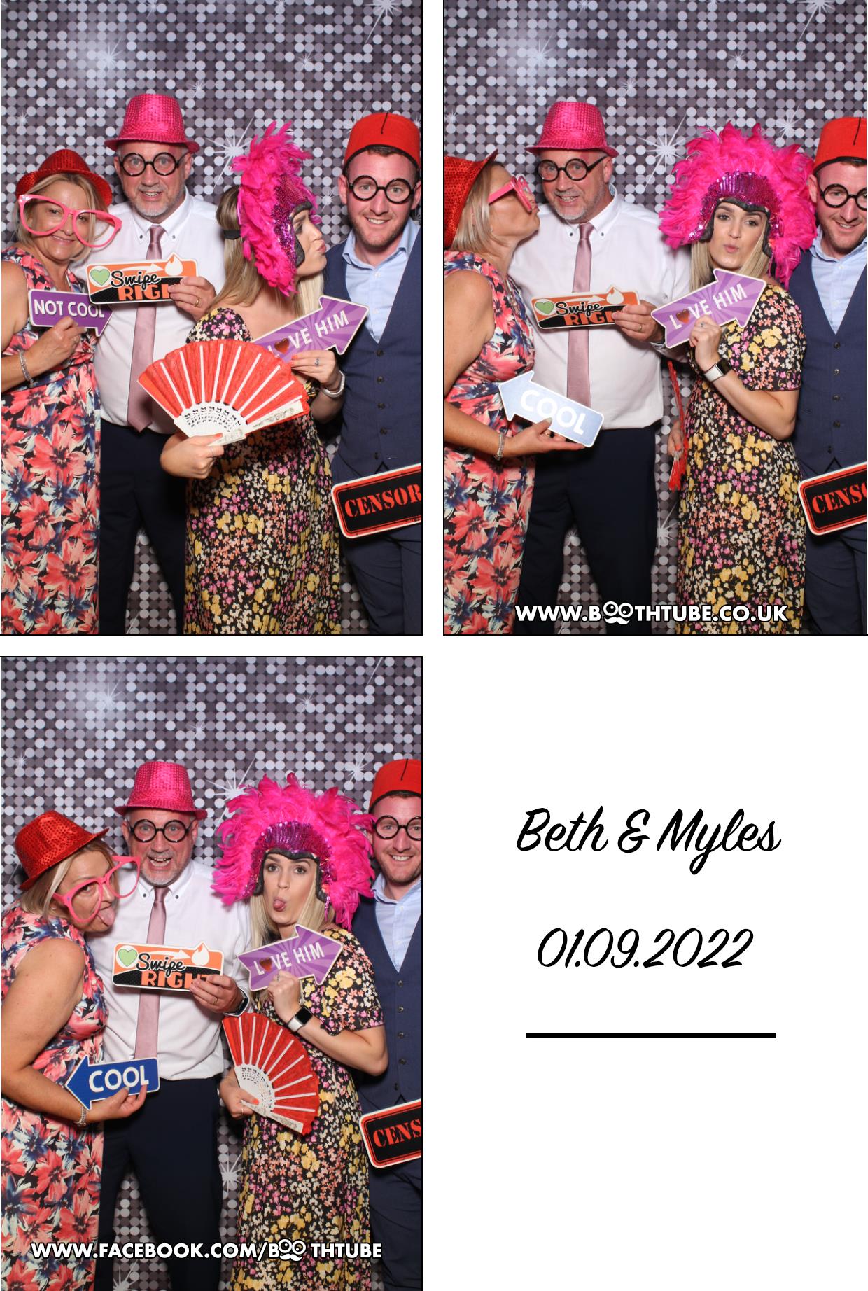 Beth & Myles's Wedding | View more photos from the event at gallery.boothtube.co.uk/u/BoothtubeLtd/Beth-Myless-Wedding
