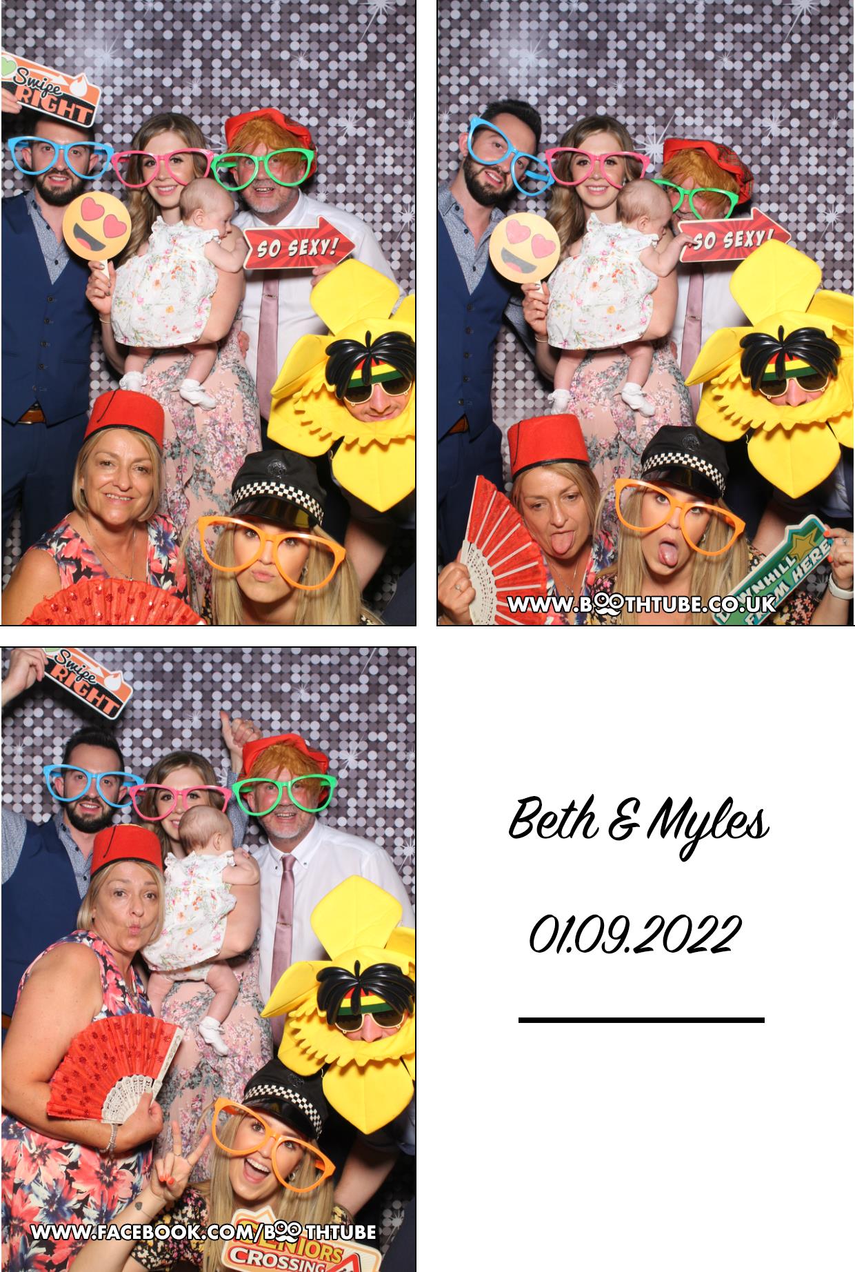 Beth & Myles's Wedding | View more photos from the event at gallery.boothtube.co.uk/u/BoothtubeLtd/Beth-Myless-Wedding
