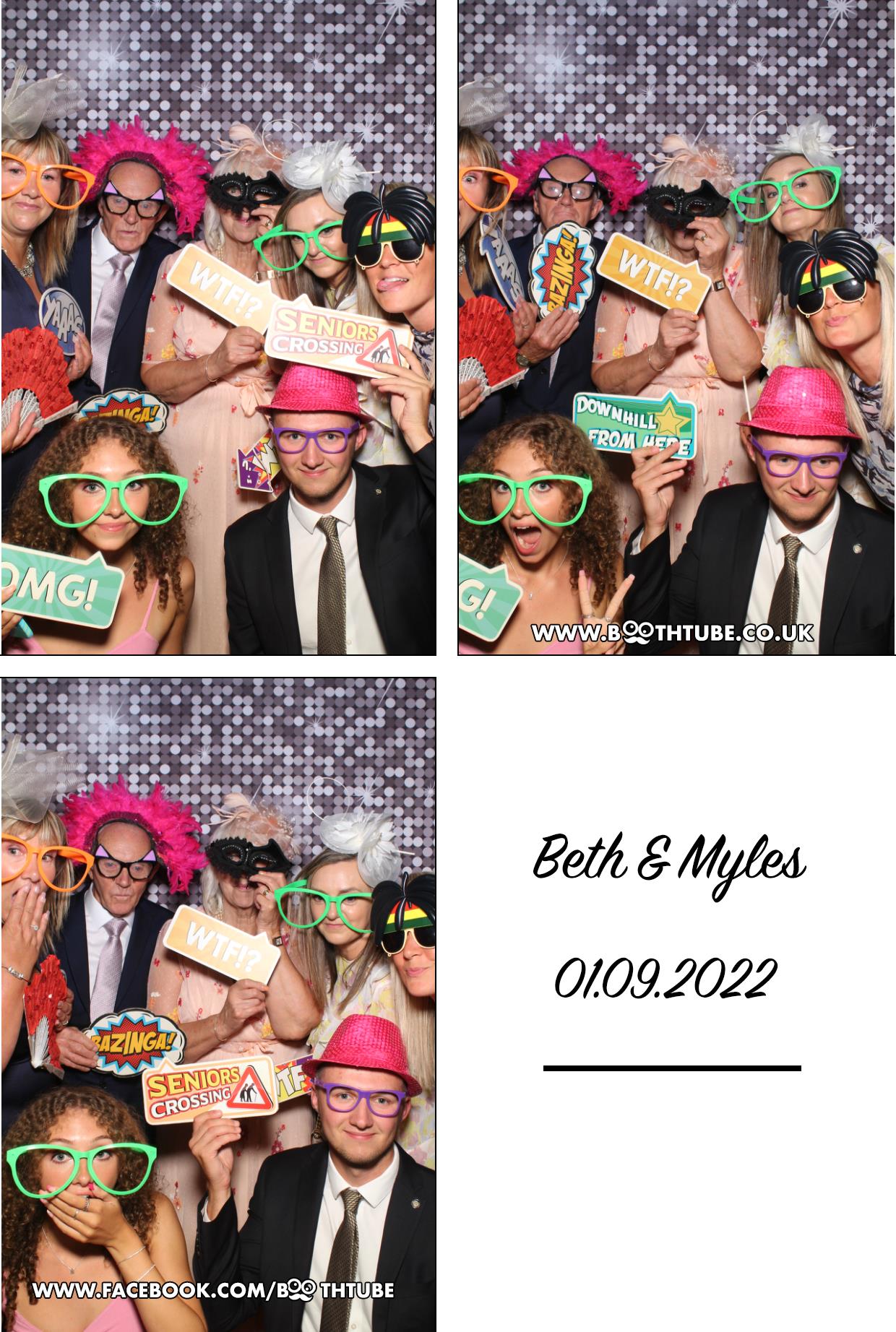 Beth & Myles's Wedding | View more photos from the event at gallery.boothtube.co.uk/u/BoothtubeLtd/Beth-Myless-Wedding
