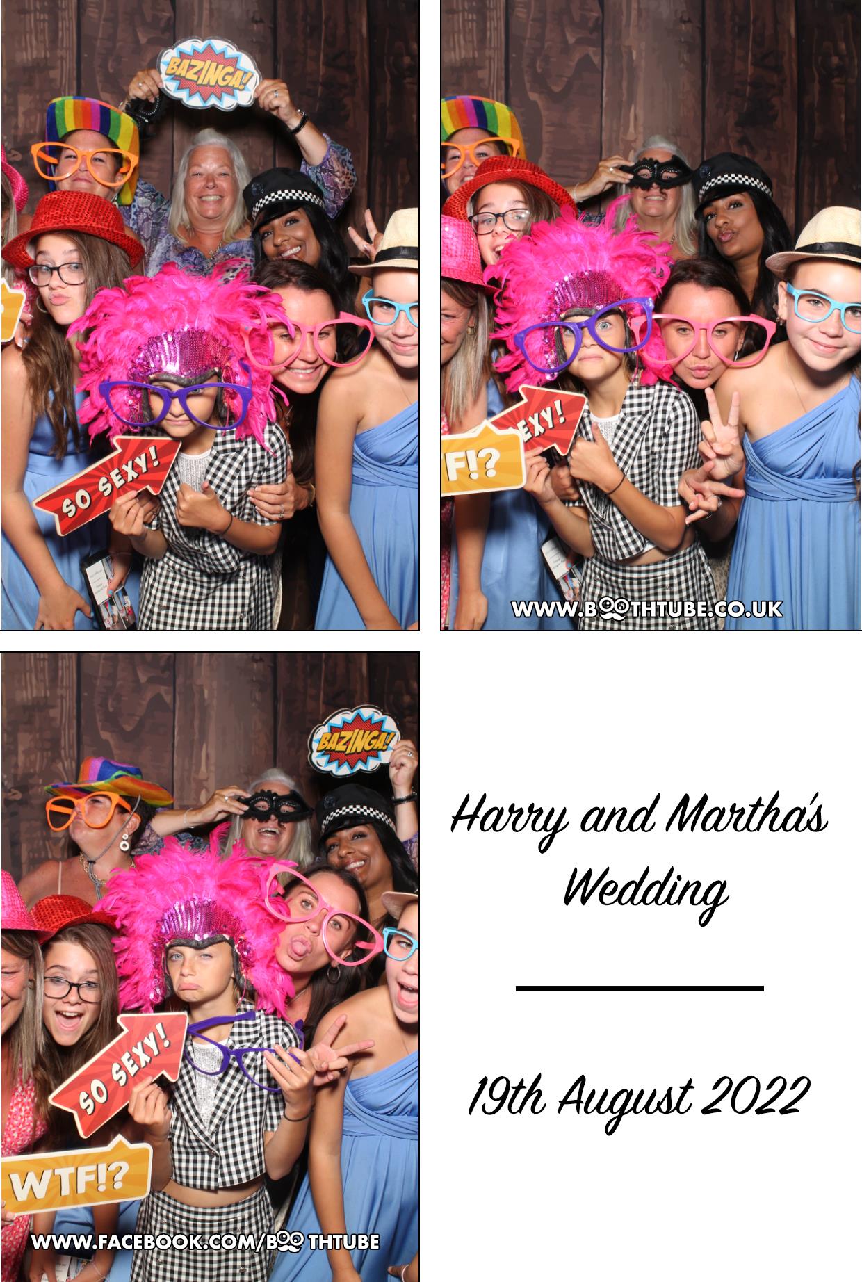 Harry & Martha's Wedding | View more photos from the event at gallery.boothtube.co.uk/u/BoothtubeLtd/Harry-Marthas-Wedding