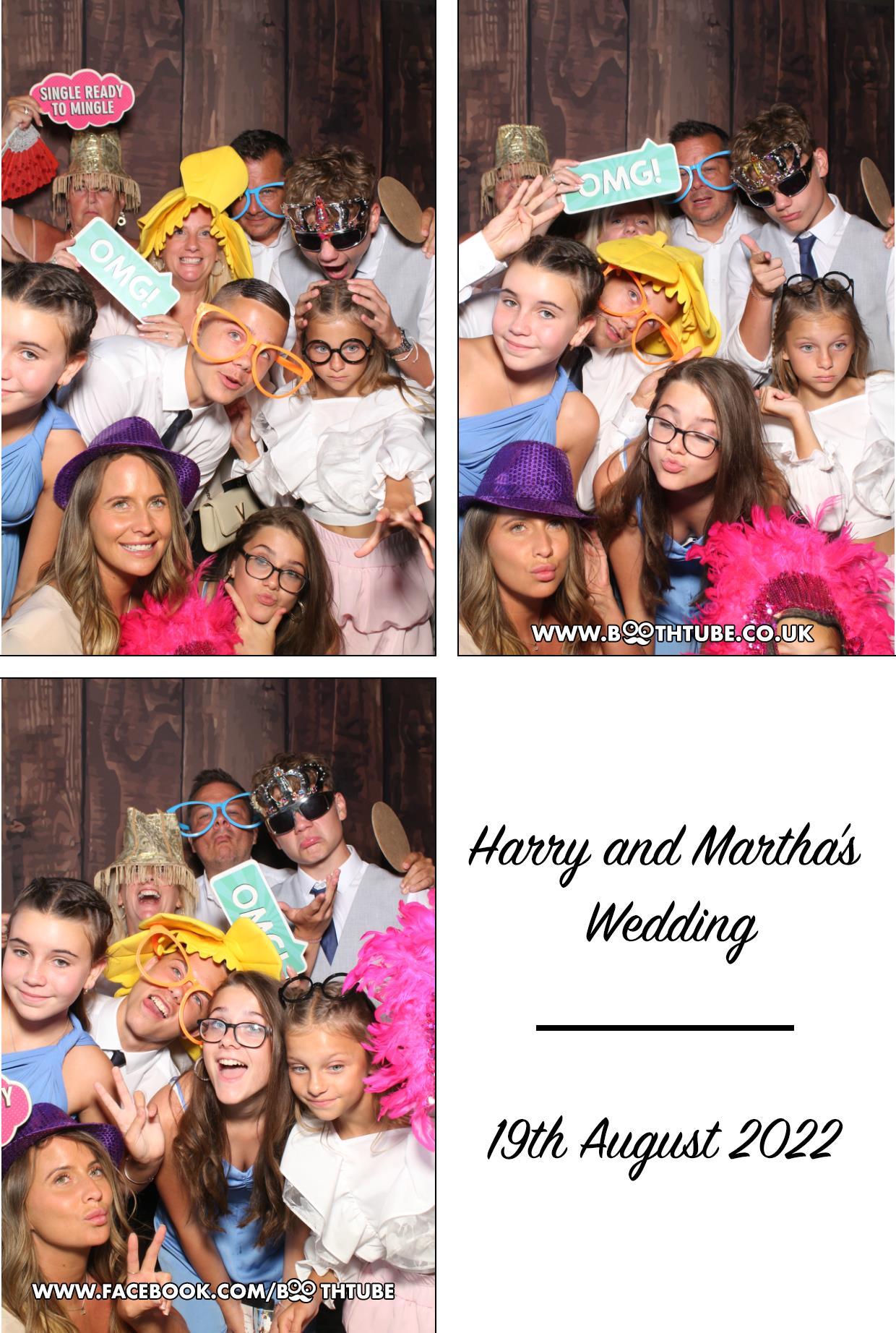Harry & Martha's Wedding | View more photos from the event at gallery.boothtube.co.uk/u/BoothtubeLtd/Harry-Marthas-Wedding