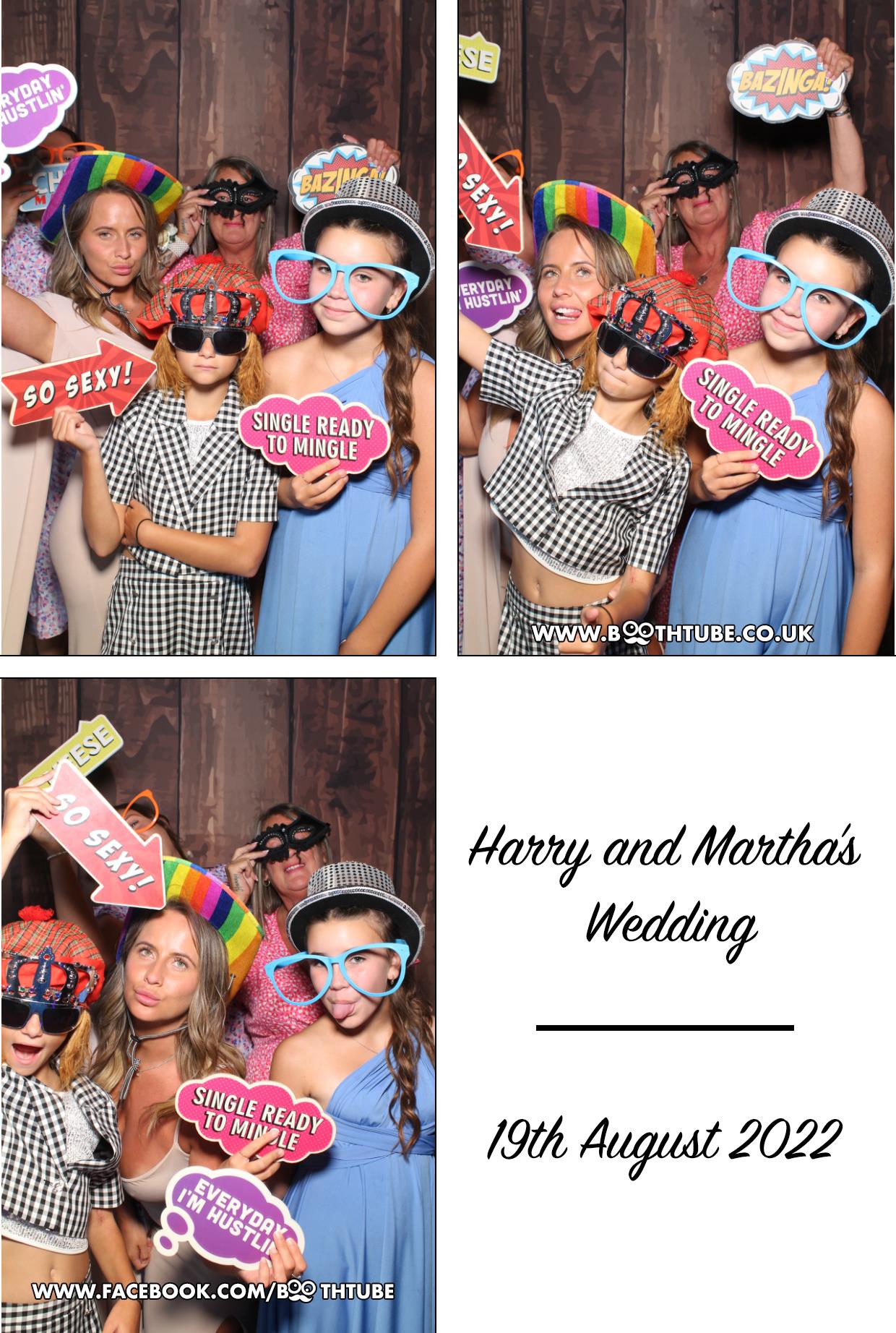 Harry & Martha's Wedding | View more photos from the event at gallery.boothtube.co.uk/u/BoothtubeLtd/Harry-Marthas-Wedding