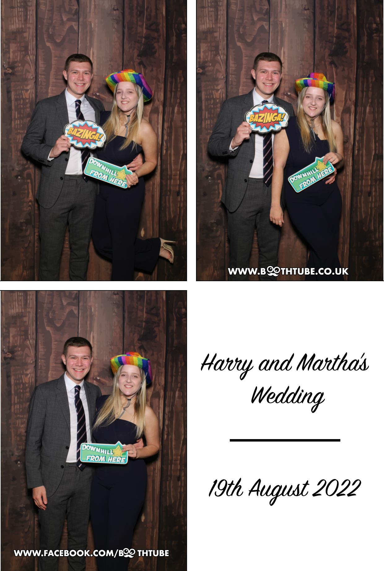Harry & Martha's Wedding | View more photos from the event at gallery.boothtube.co.uk/u/BoothtubeLtd/Harry-Marthas-Wedding