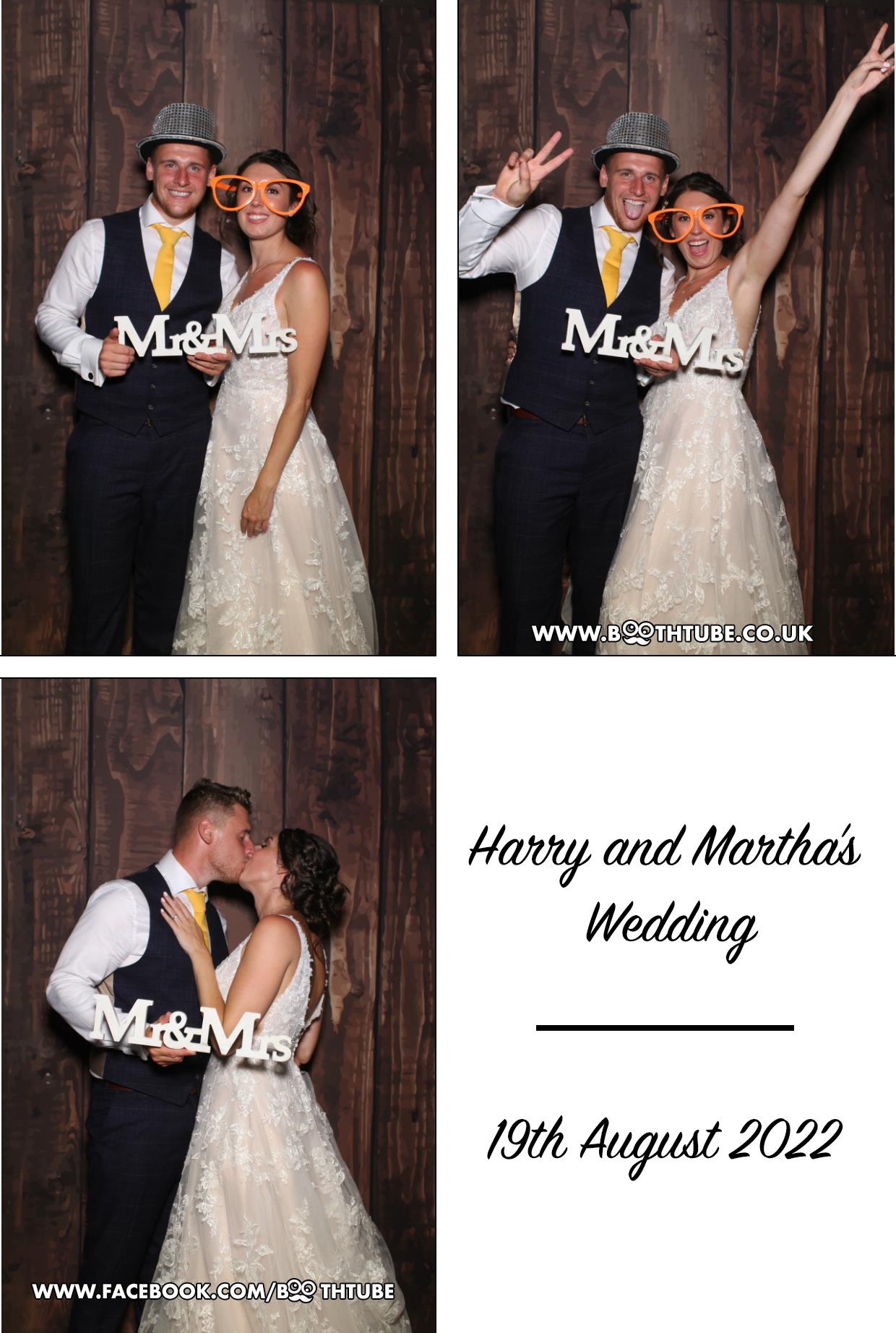Harry & Martha's Wedding | View more photos from the event at gallery.boothtube.co.uk/u/BoothtubeLtd/Harry-Marthas-Wedding