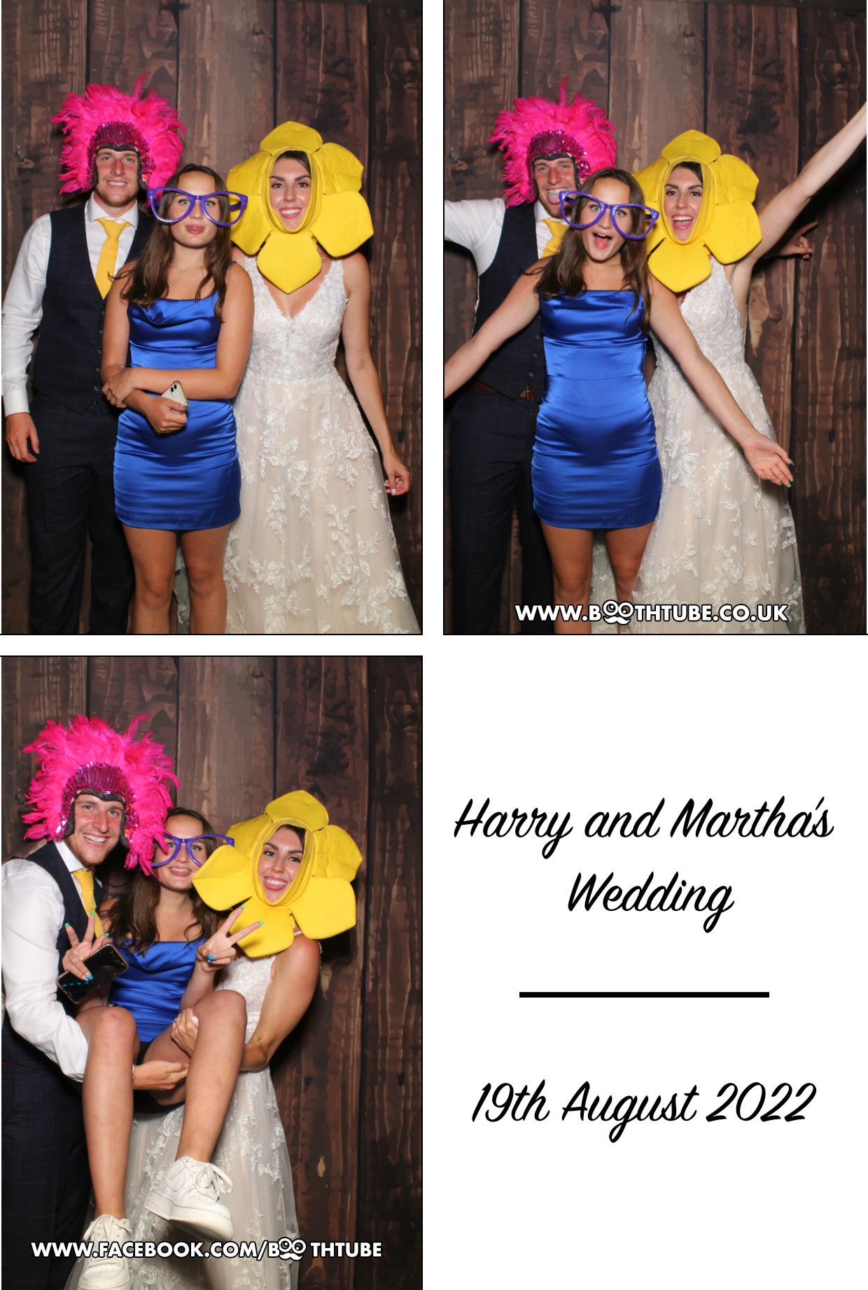 Harry & Martha's Wedding | View more photos from the event at gallery.boothtube.co.uk/u/BoothtubeLtd/Harry-Marthas-Wedding