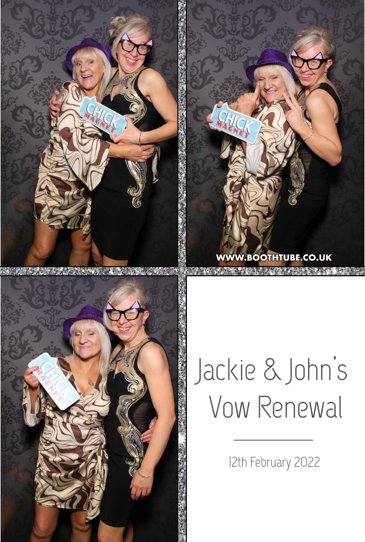 Jackie and John's Vow Renewal | View more photos from the event at gallery.boothtube.co.uk/u/BoothtubeLtd/Jackie-and-Johns-Vow-Renewal